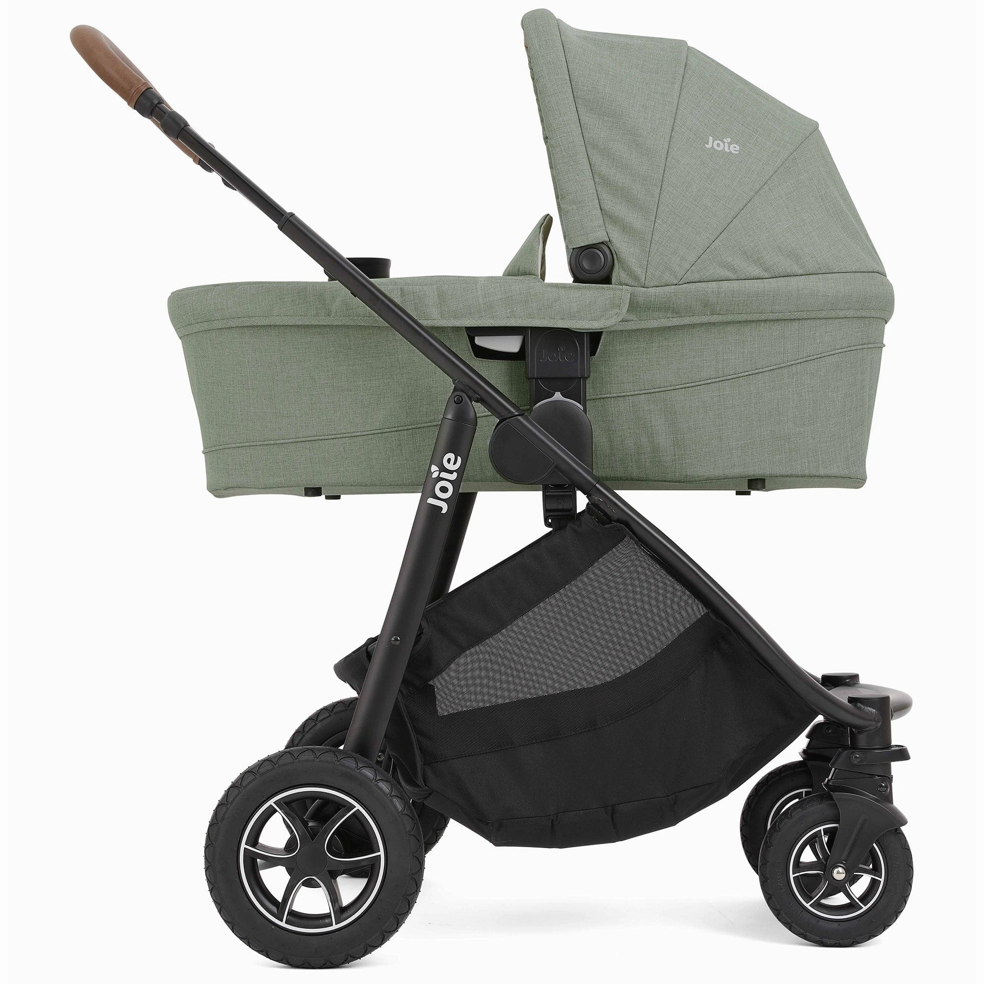 Joie Versatrax Stroller and Ramble XL Carrycot in - Laurel