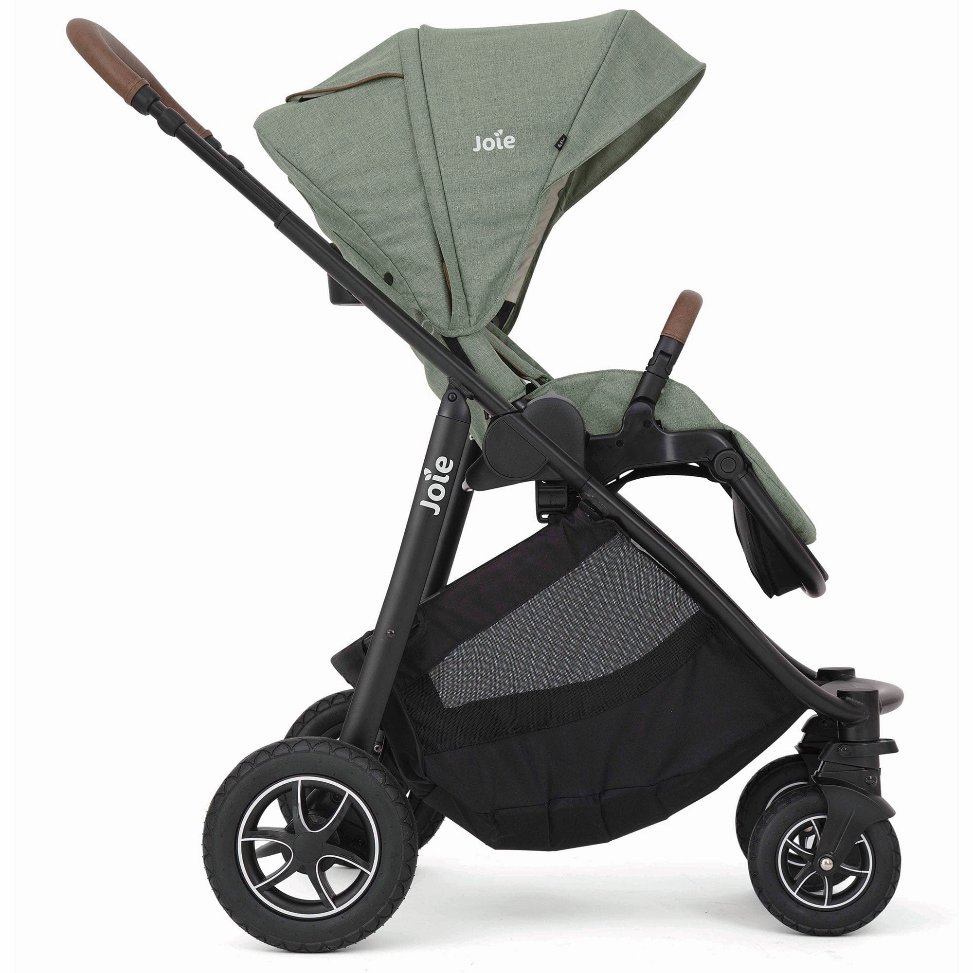 Joie Versatrax Stroller and Ramble XL Carrycot in - Laurel