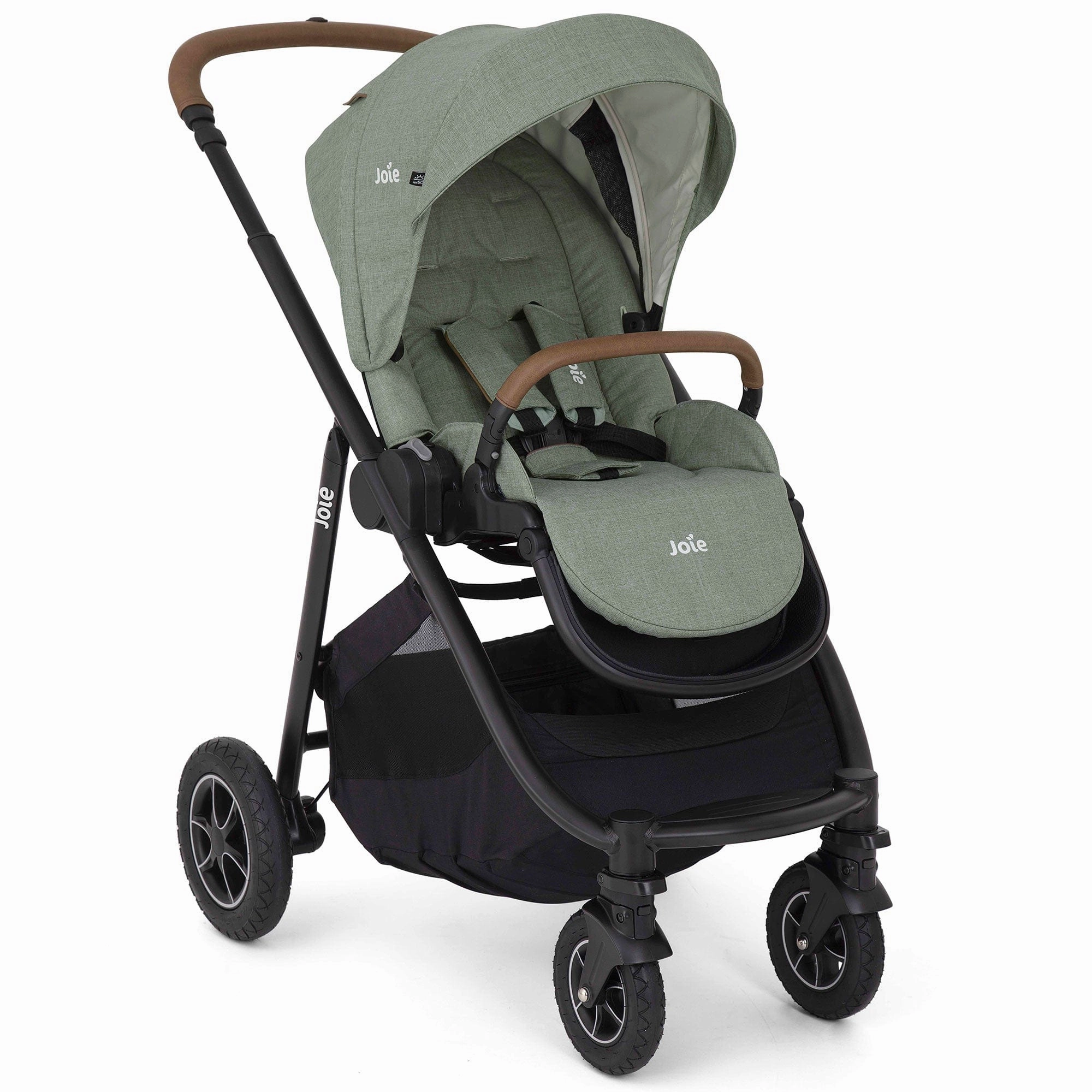 Joie Versatrax Stroller and Ramble XL Carrycot in - Laurel