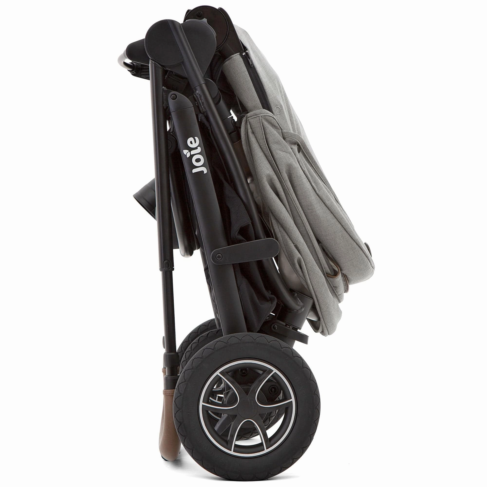 Joie Versatrax Stroller and Ramble XL Carrycot in Pebble