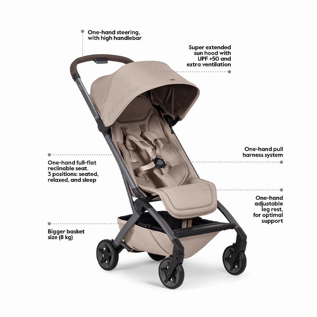 Joolz Aer2 Compact Stroller - Sandy Taupe