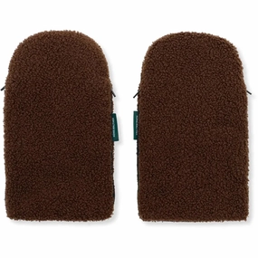 KongWalther Chocolate Brown Teddy sterbro Stroller Gloves
