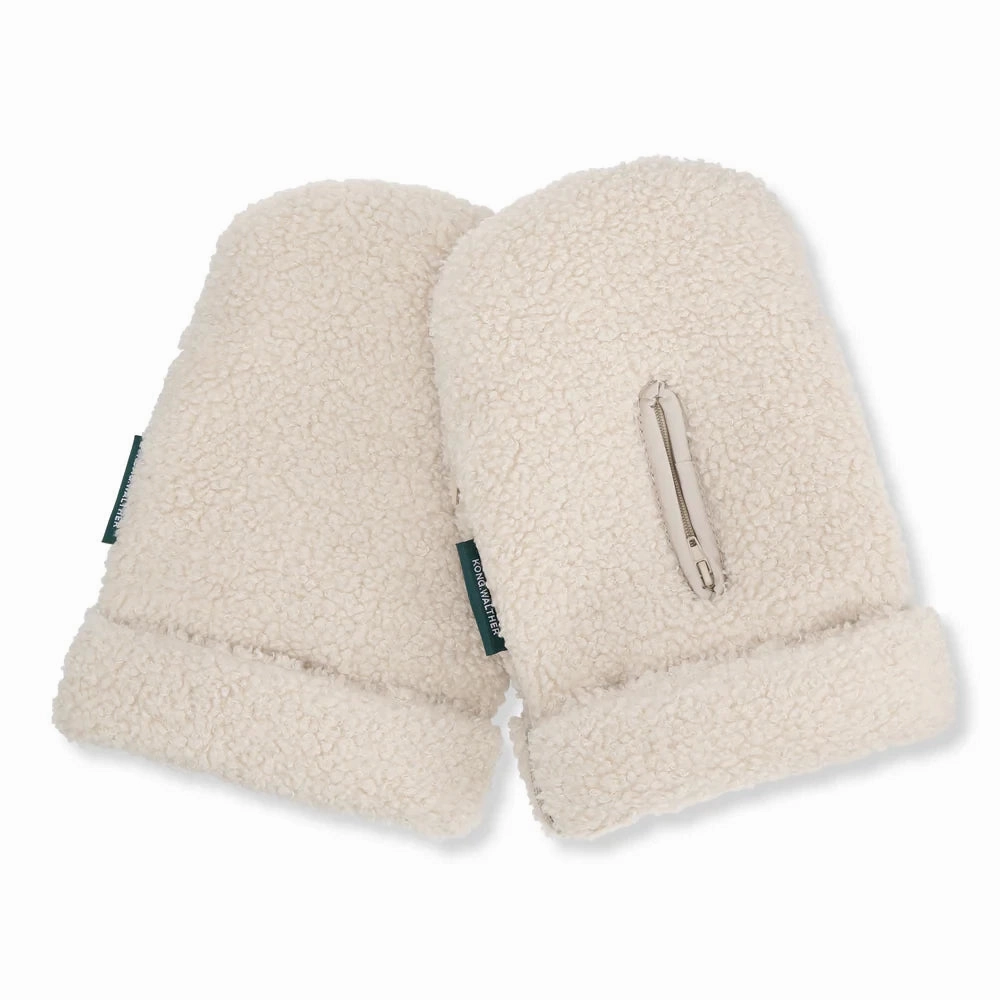 KongWalther Creme Teddy sterbro Stroller Gloves
