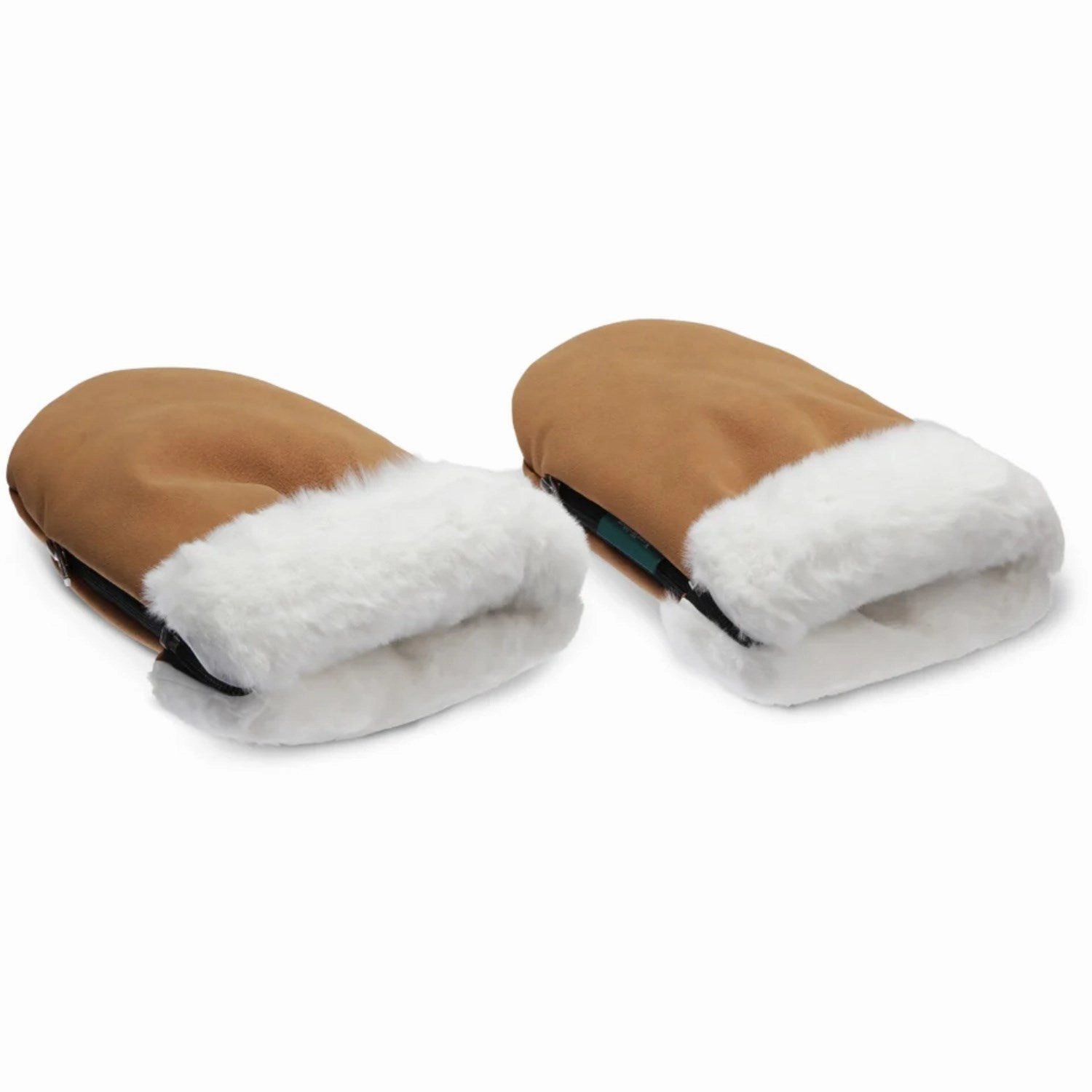 KongWalther Family Set Brown faux Suede sterbro Stroller Gloves