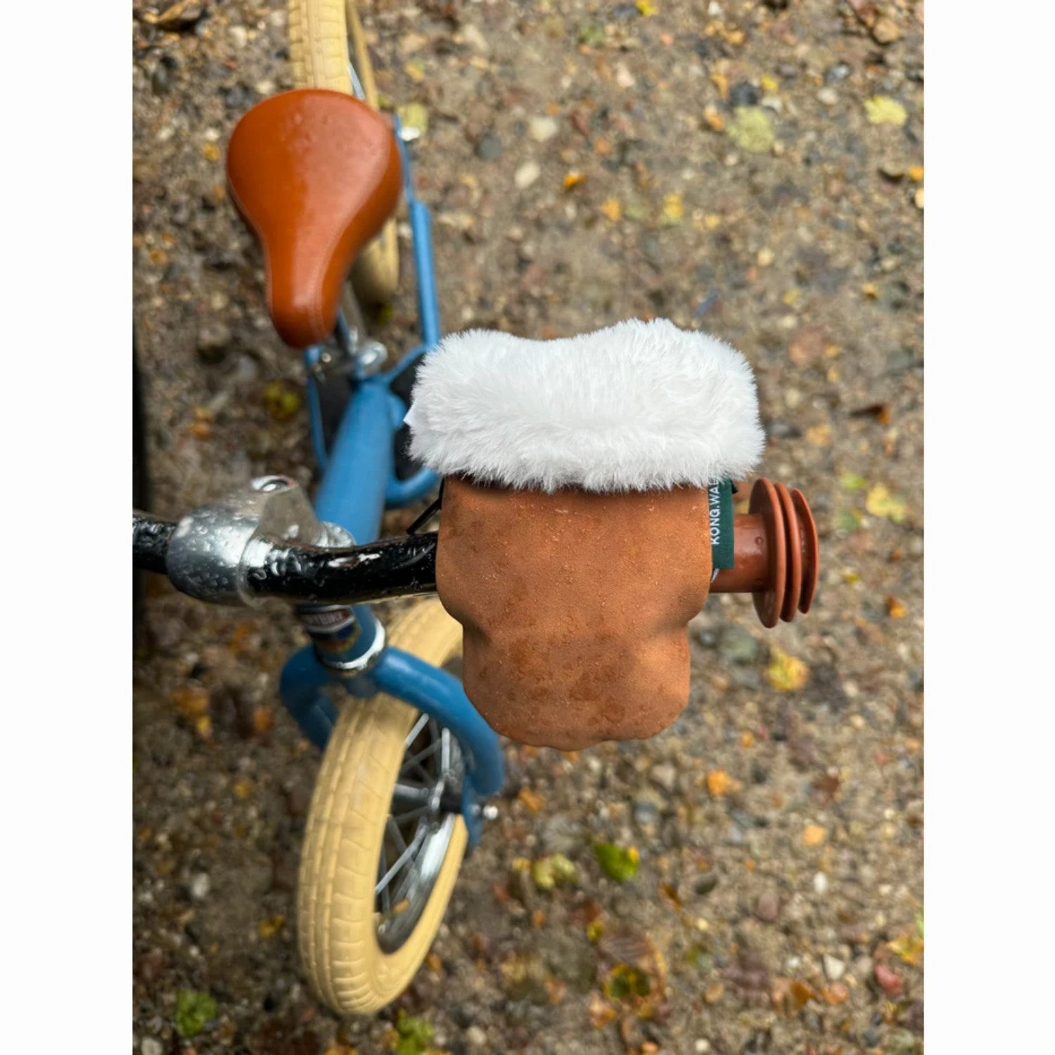 KongWalther Mini Brown Faux Suede sterbro Stroller Gloves