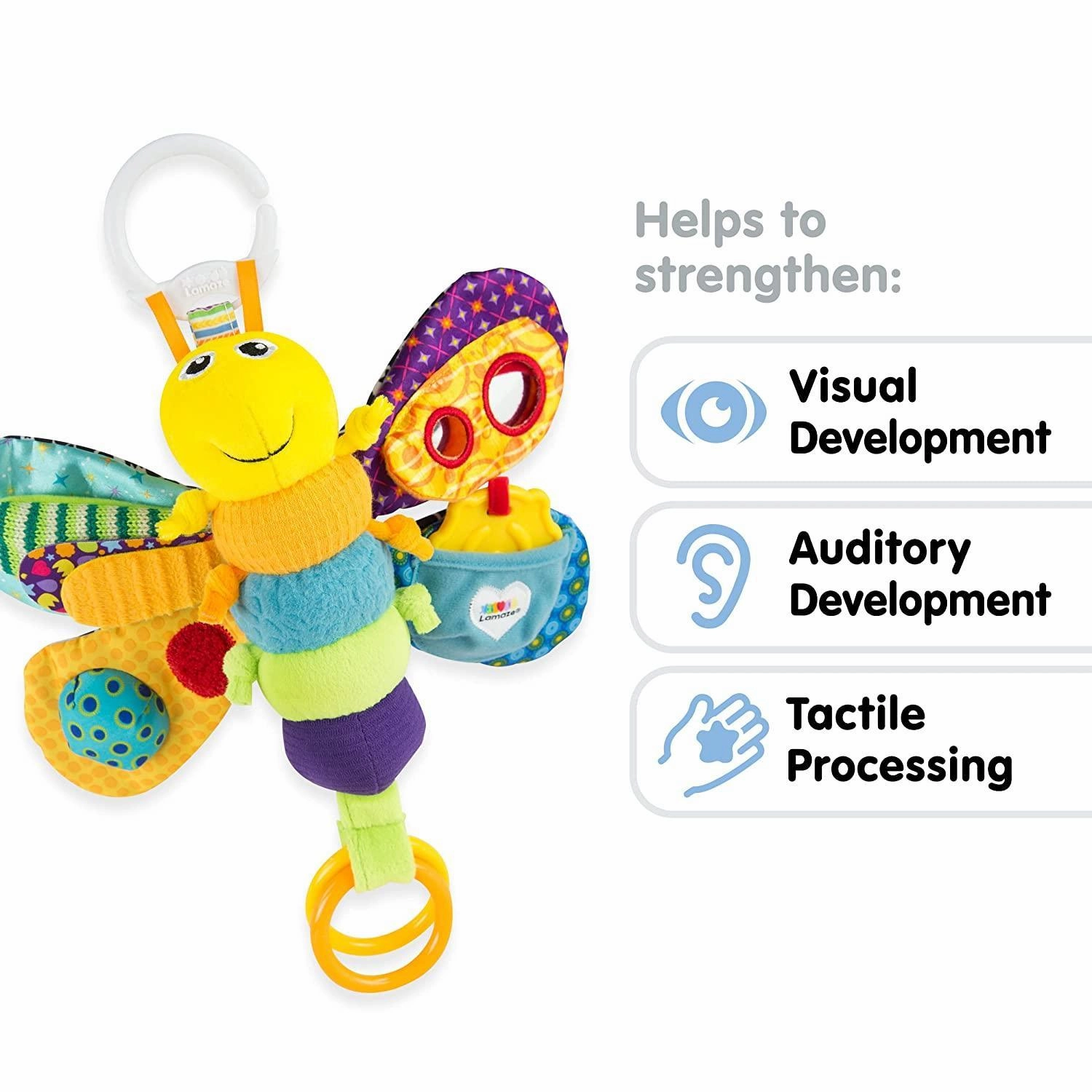 Lamaze Freddie The Firefly Hook Baby Toy