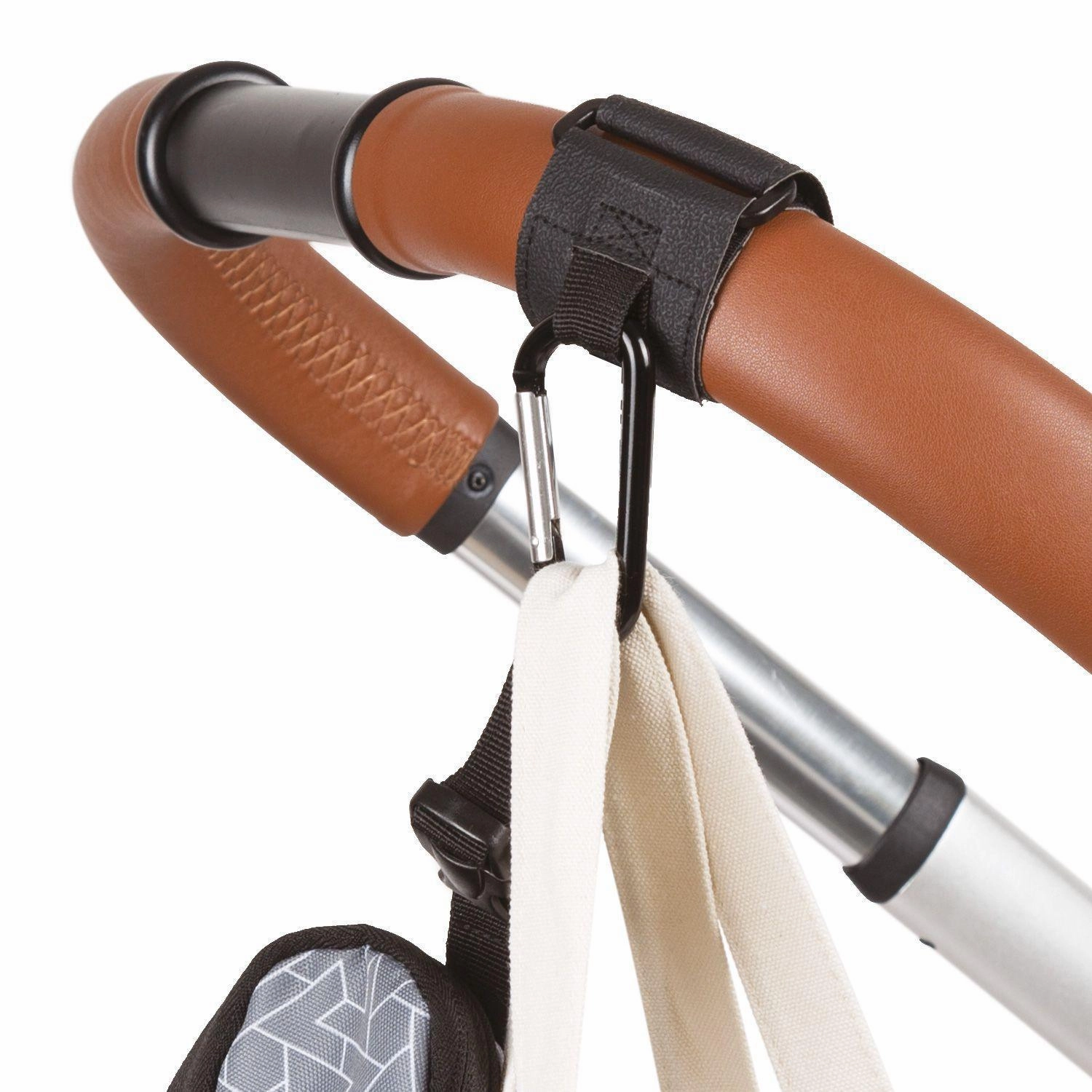 Leather Stroller Hook(2pack)