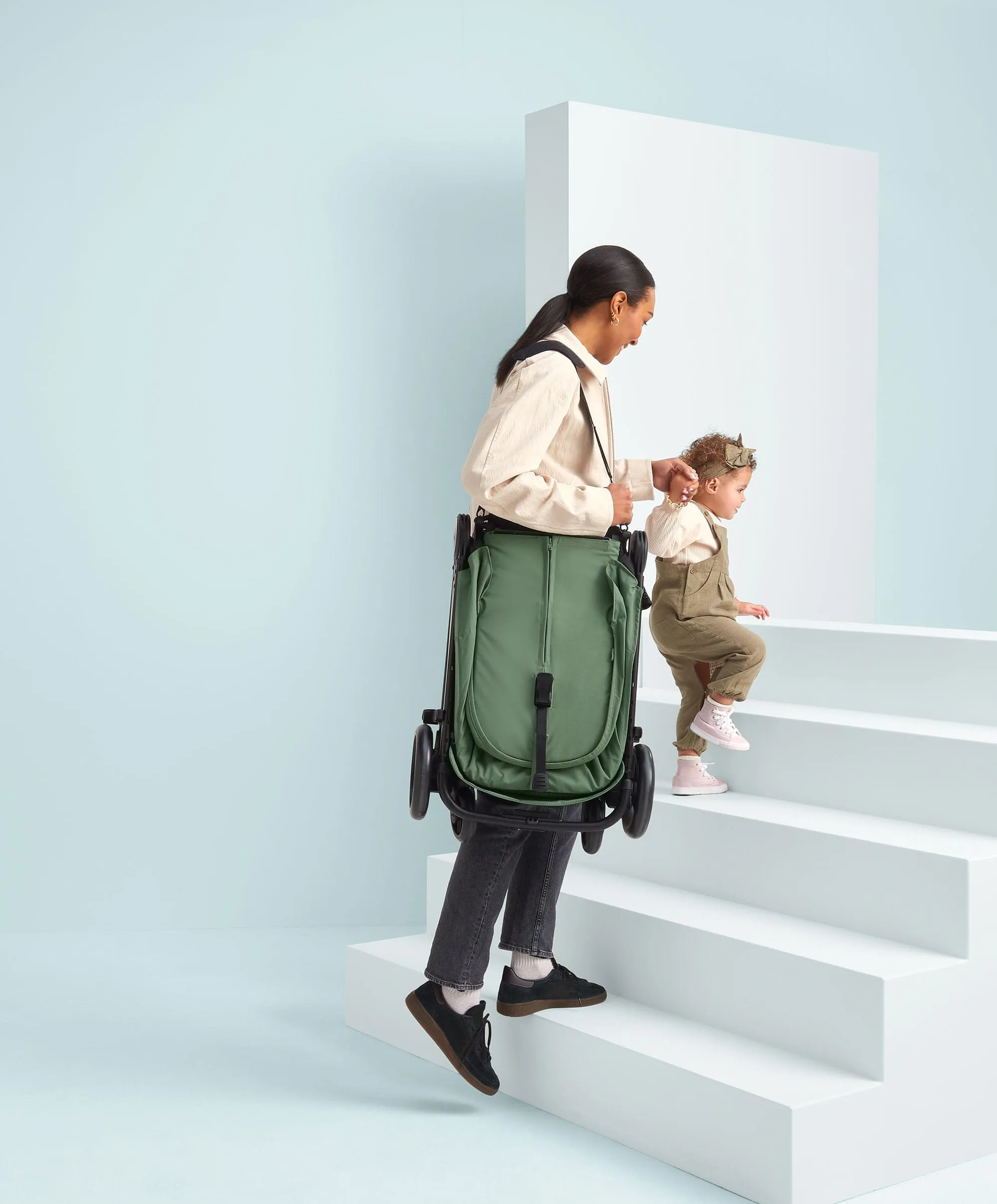 Libro Stroller Bundle with Footmuff  Bay Green