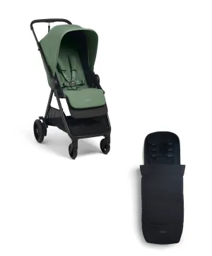 Libro Stroller Bundle with Footmuff  Bay Green