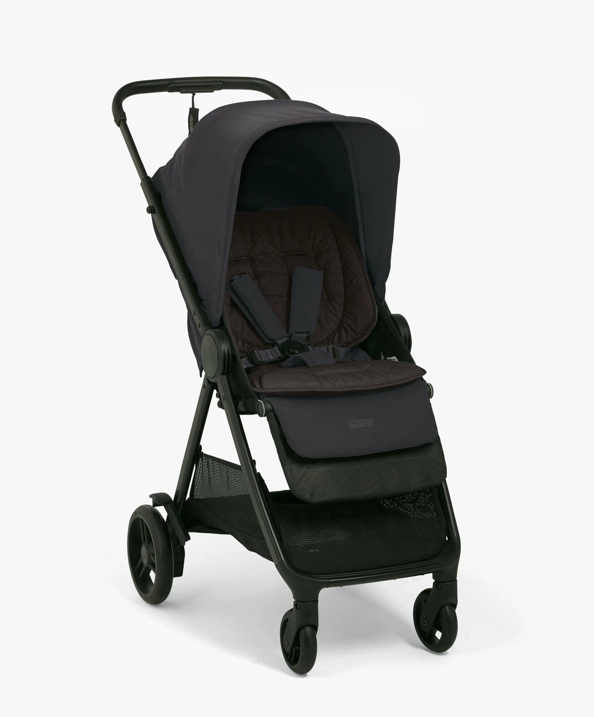 Libro Stroller Bundle with Quilted Memory Foam Liner (2 Piece) Liquorice/Graphite