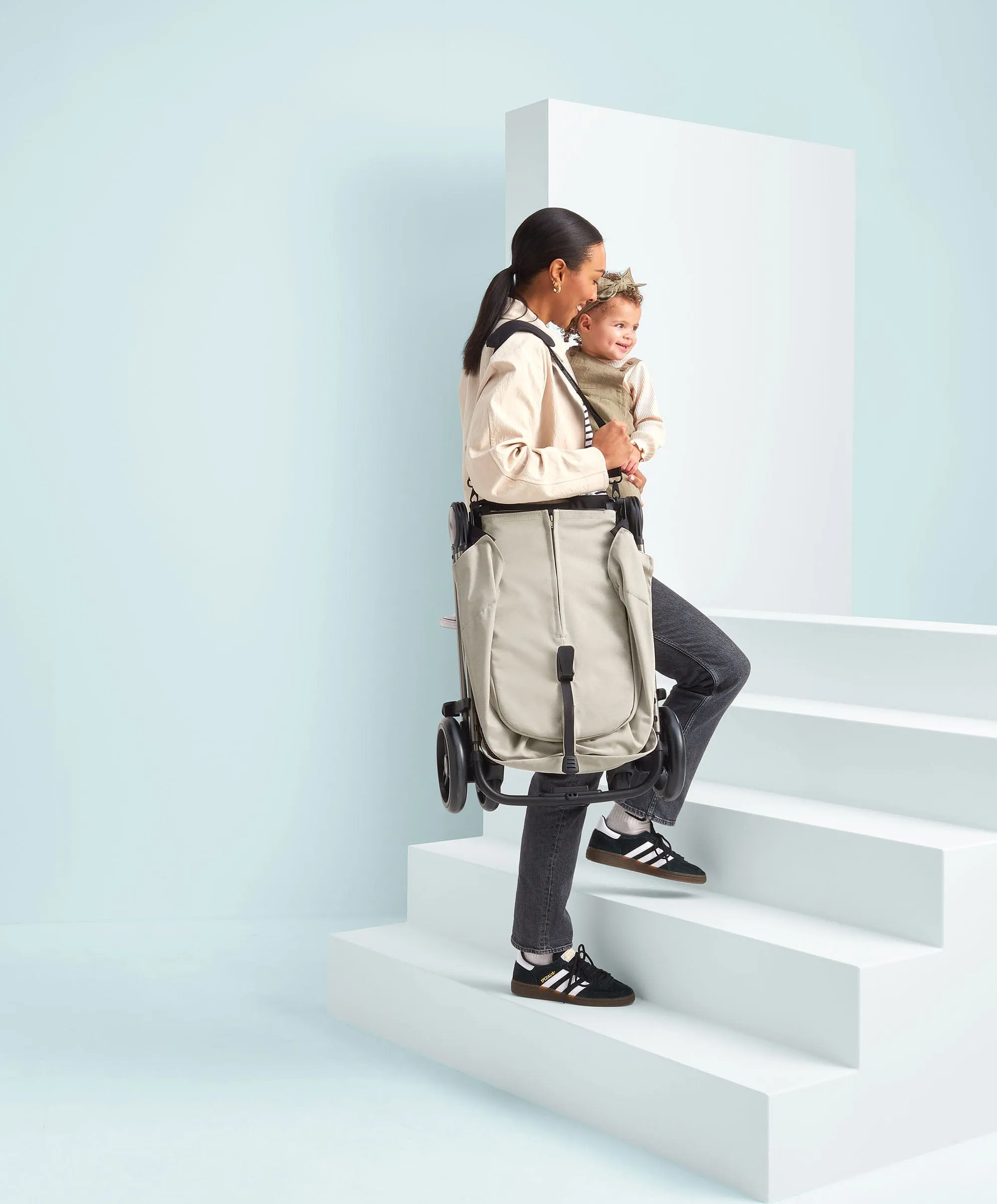 Libro Stroller Bundle with Quilted Memory Foam Liner (2 Piece) Morell/Stone