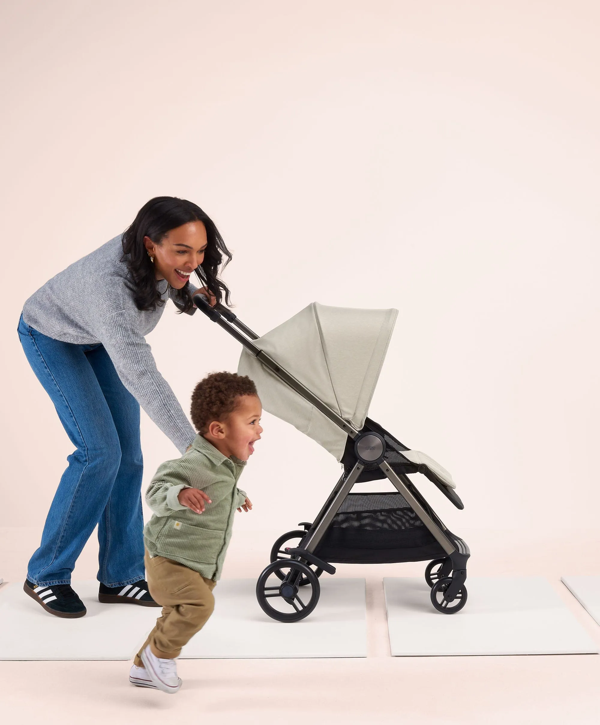 Libro Stroller Bundle with Quilted Memory Foam Liner (2 Piece) Morell/Stone