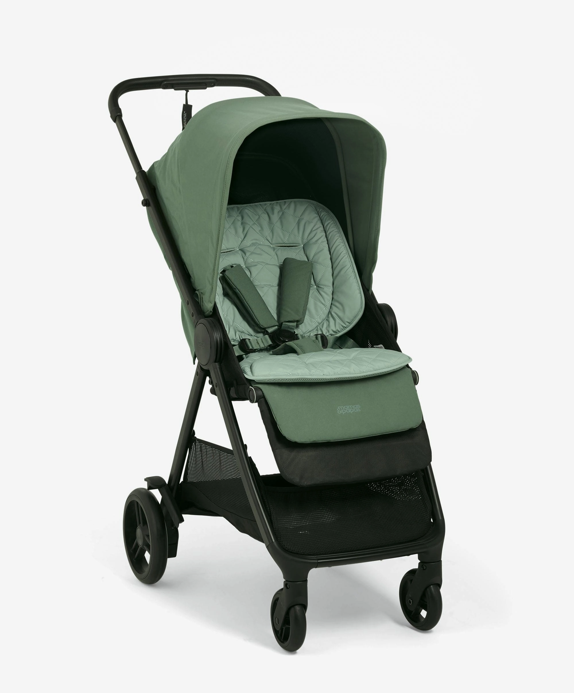 Libro Stroller Bundle with Quilted Memory Foam Liner (2 Piece) Bay Green/Sage