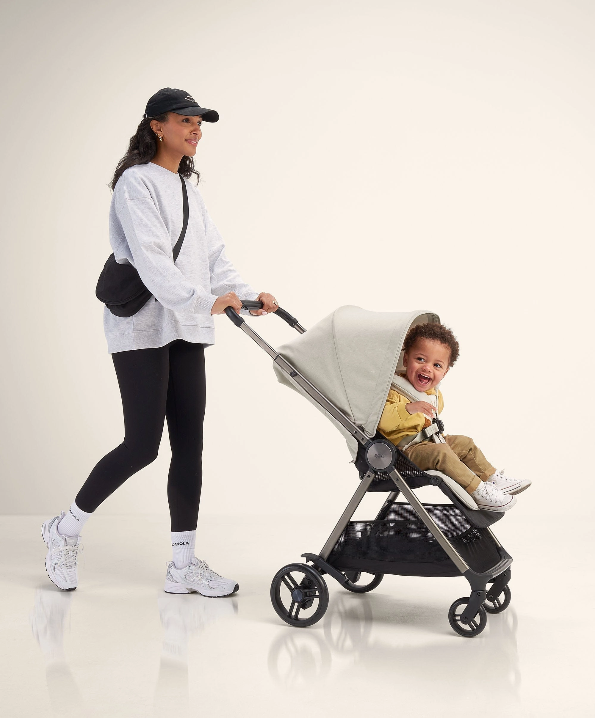 Libro Stroller Bundle with Quilted Memory Foam Liner (2 Piece) Morell/Stone