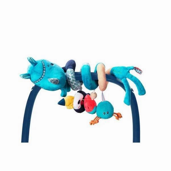 Lilliputiens Take-Along Baby Activity Spiral - Marius the Rhino