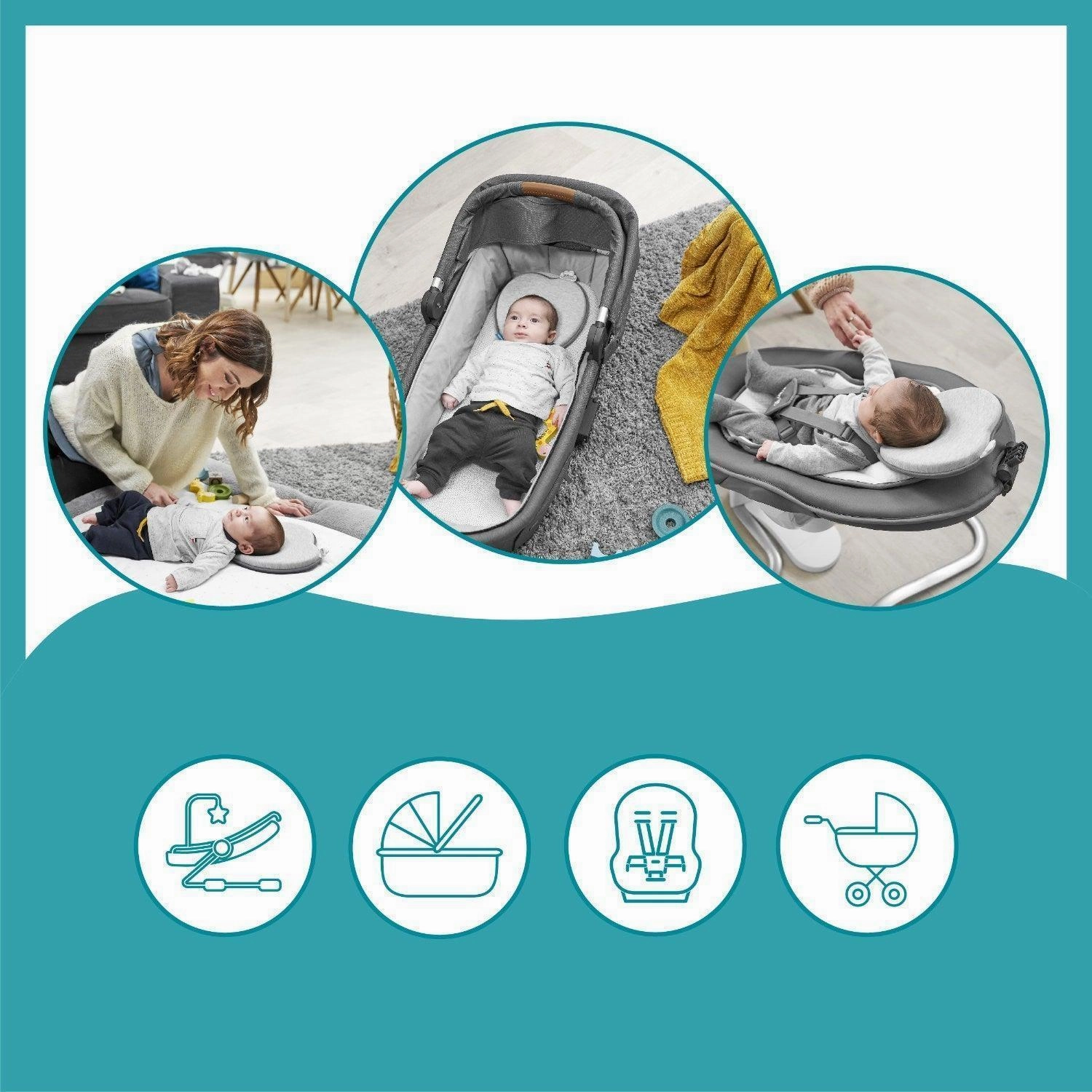 Lovenest Flat Head Baby Pillow