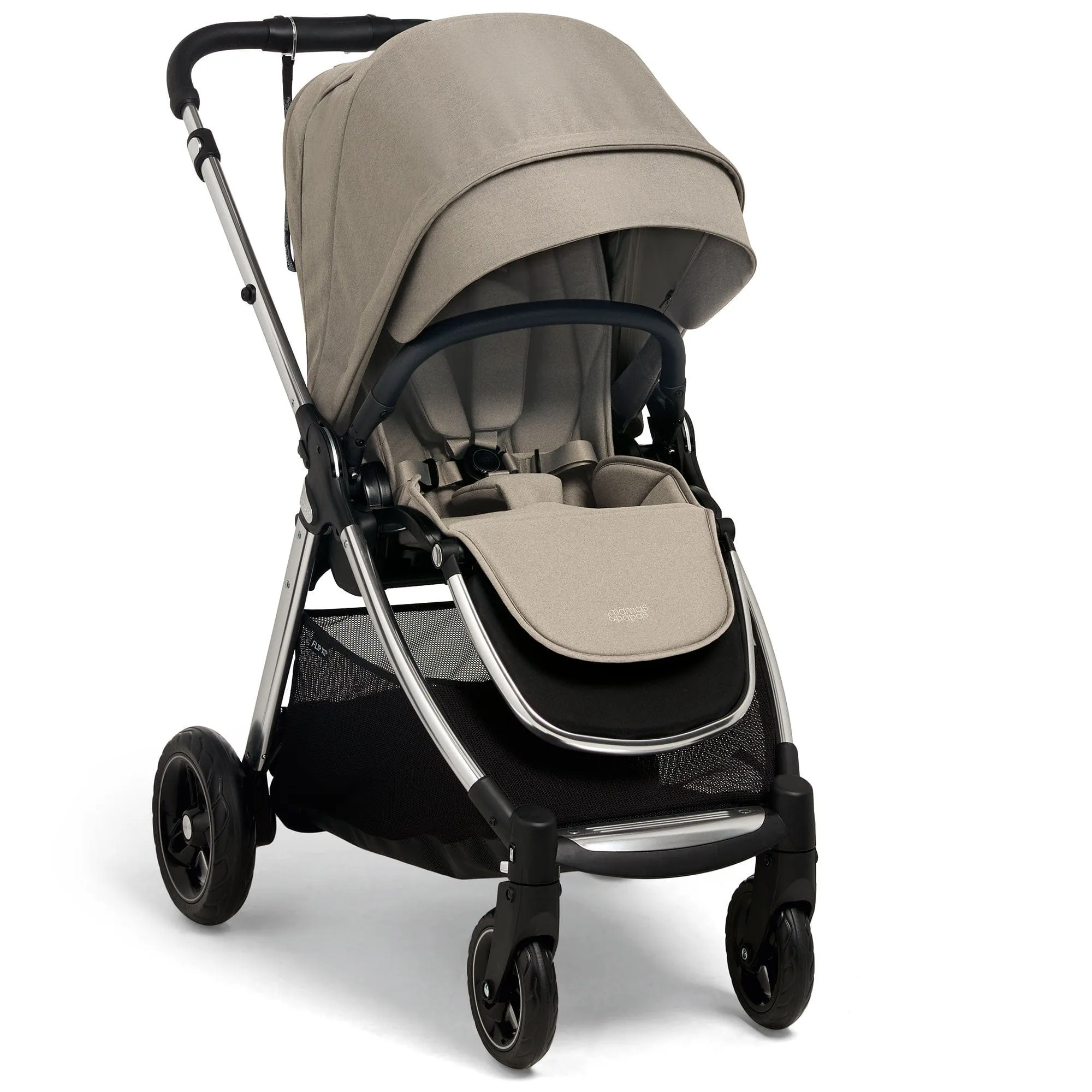 Mamas & Papas Flip XT 8 Piece Essentials Bundle with Car Seat - Fawn