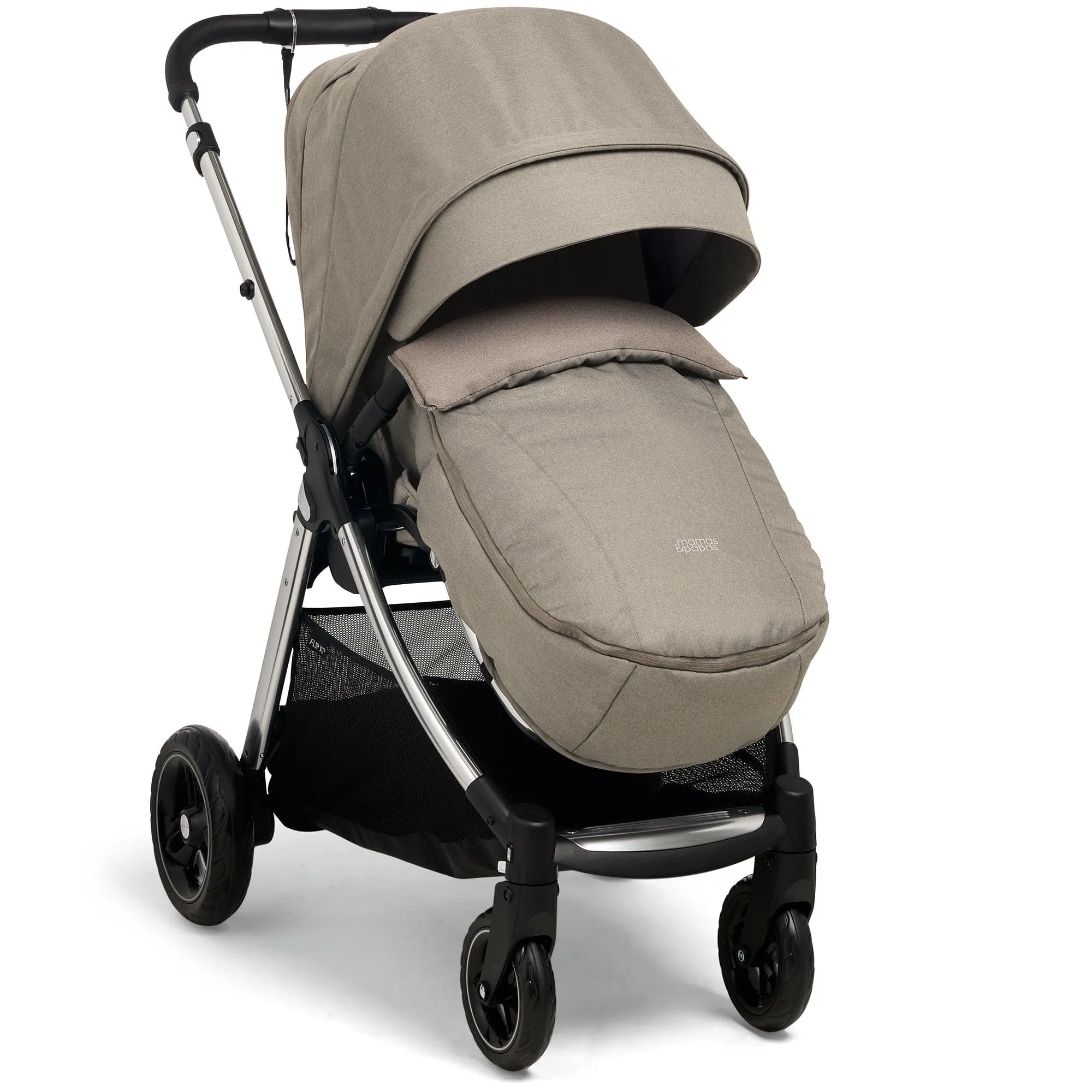 Mamas & Papas Flip XT 8 Piece Essentials Bundle with Car Seat - Fawn
