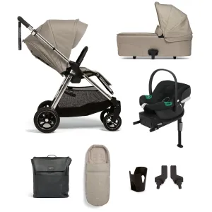Mamas & Papas Flip XT 8 Piece Essentials Bundle with Car Seat - Fawn