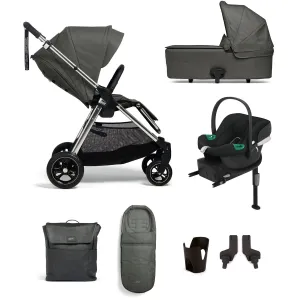 Mamas & Papas Flip XT 8 Piece Essentials Bundle with Car Seat - Harbour Grey