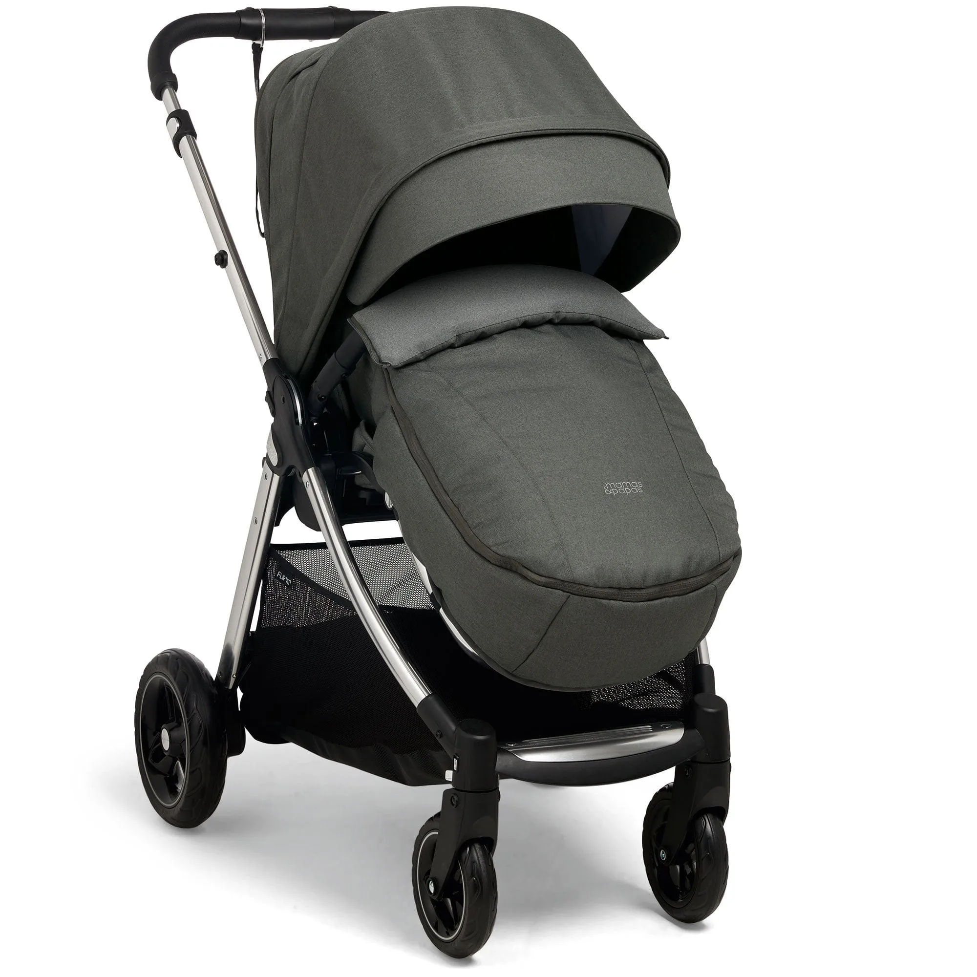 Mamas & Papas Flip XT 8 Piece Essentials Bundle with Car Seat - Harbour Grey