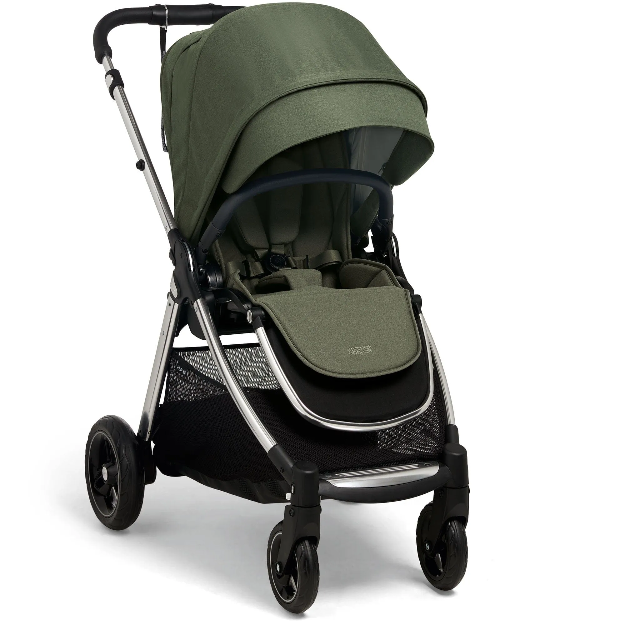Mamas & Papas Flip XT 8 Piece Essentials Bundle with Car Seat - Juniper