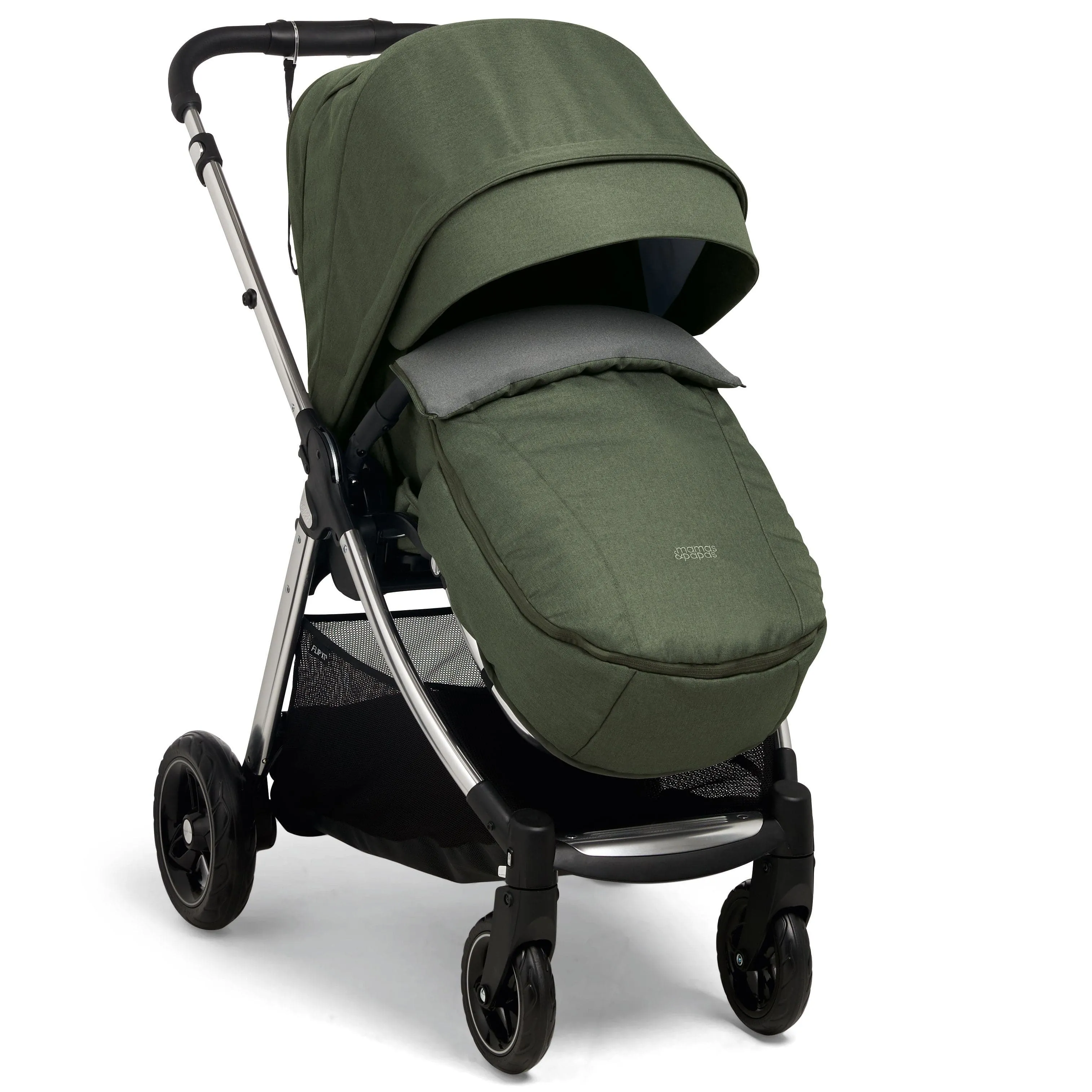 Mamas & Papas Flip XT 8 Piece Essentials Bundle with Car Seat - Juniper