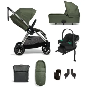 Mamas & Papas Flip XT 8 Piece Essentials Bundle with Car Seat - Juniper