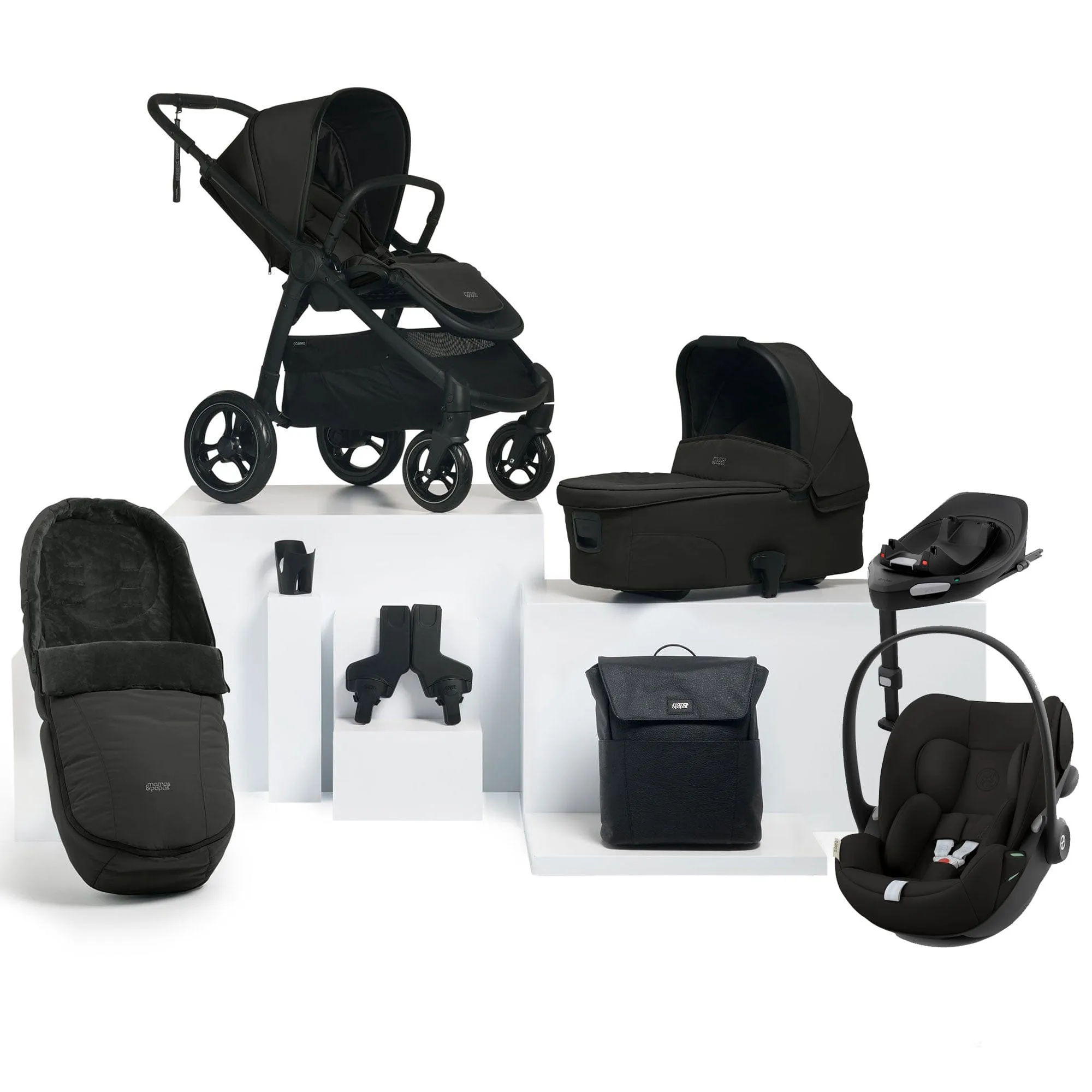 Mamas & Papas Ocarro 8 Piece Cybex Travel System in Jet