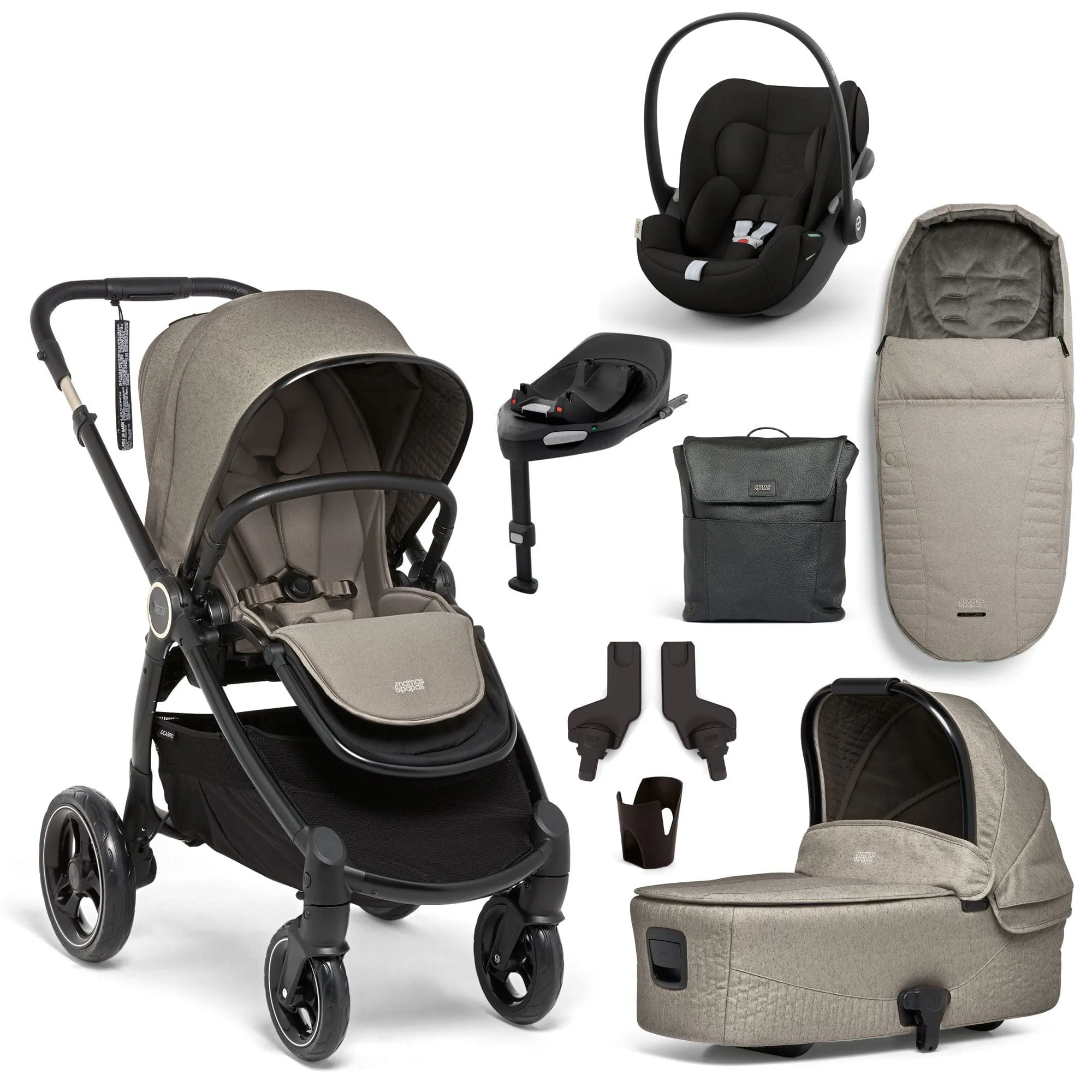 Mamas & Papas Ocarro 8 Piece Cybex Travel System - Nocturn
