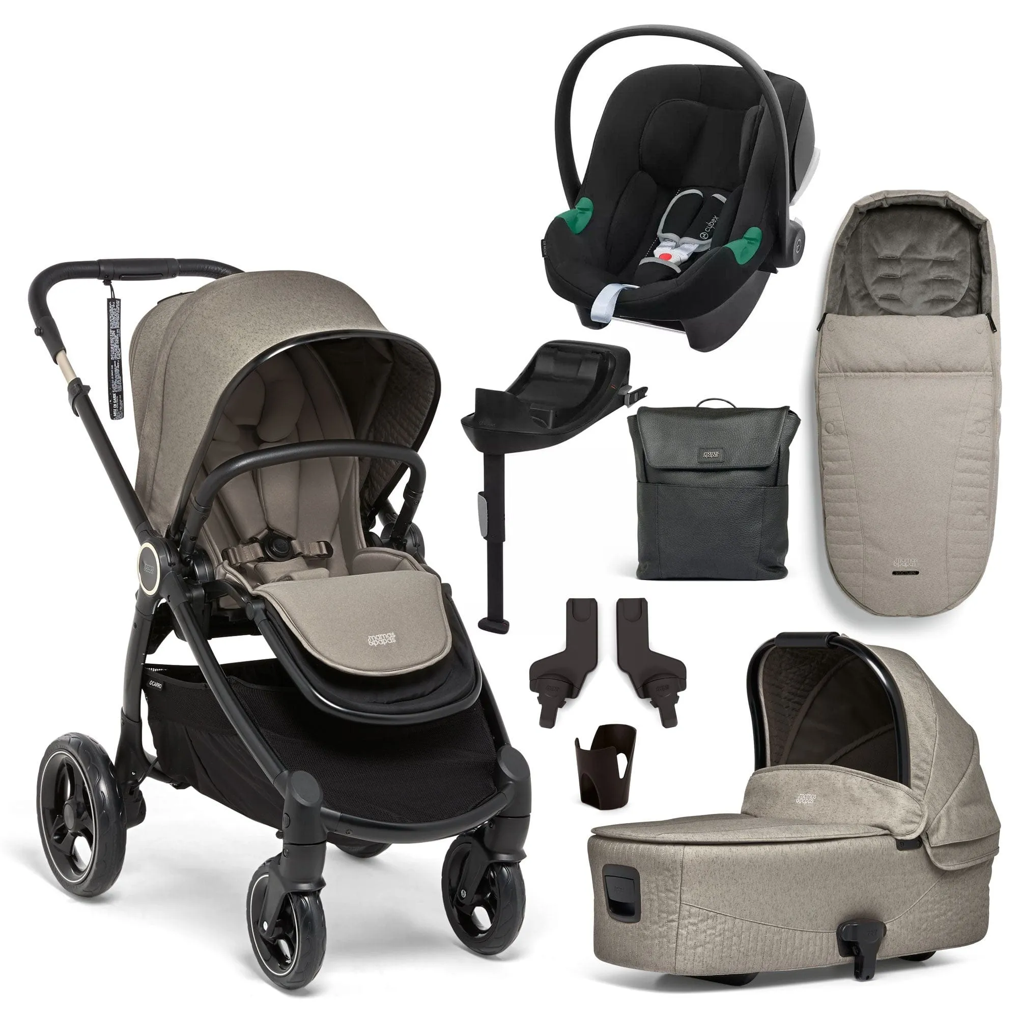 Mamas & Papas Ocarro 8 Piece Cybex Travel System - Nocturn