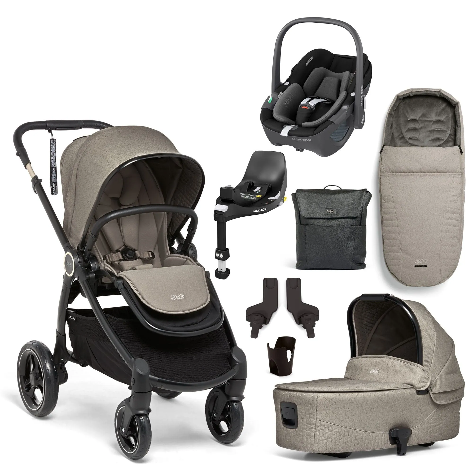 Mamas & Papas Ocarro 8 Piece Maxi-Cosi Travel System - Nocturn