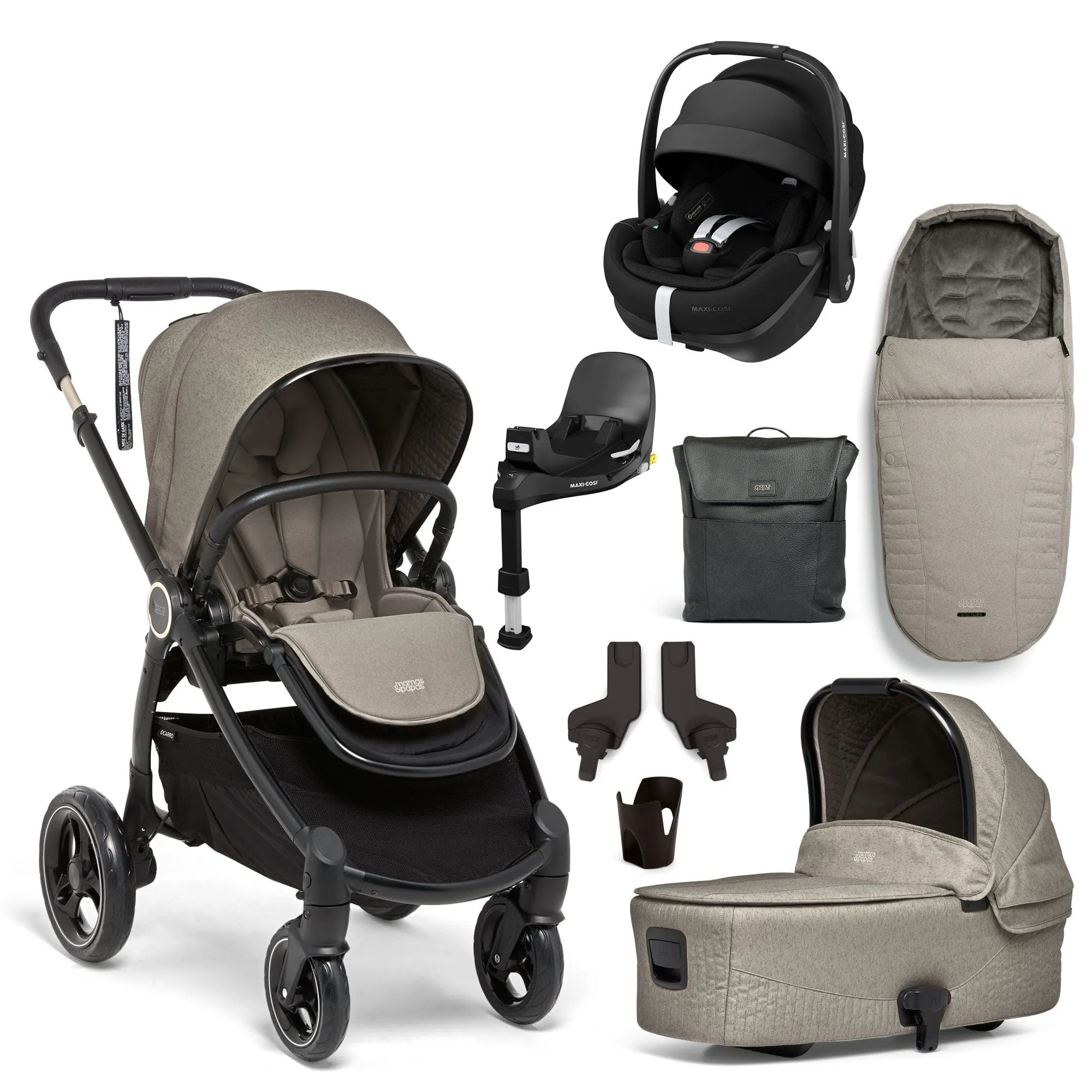 Mamas & Papas Ocarro 8 Piece Maxi-Cosi Travel System - Nocturn