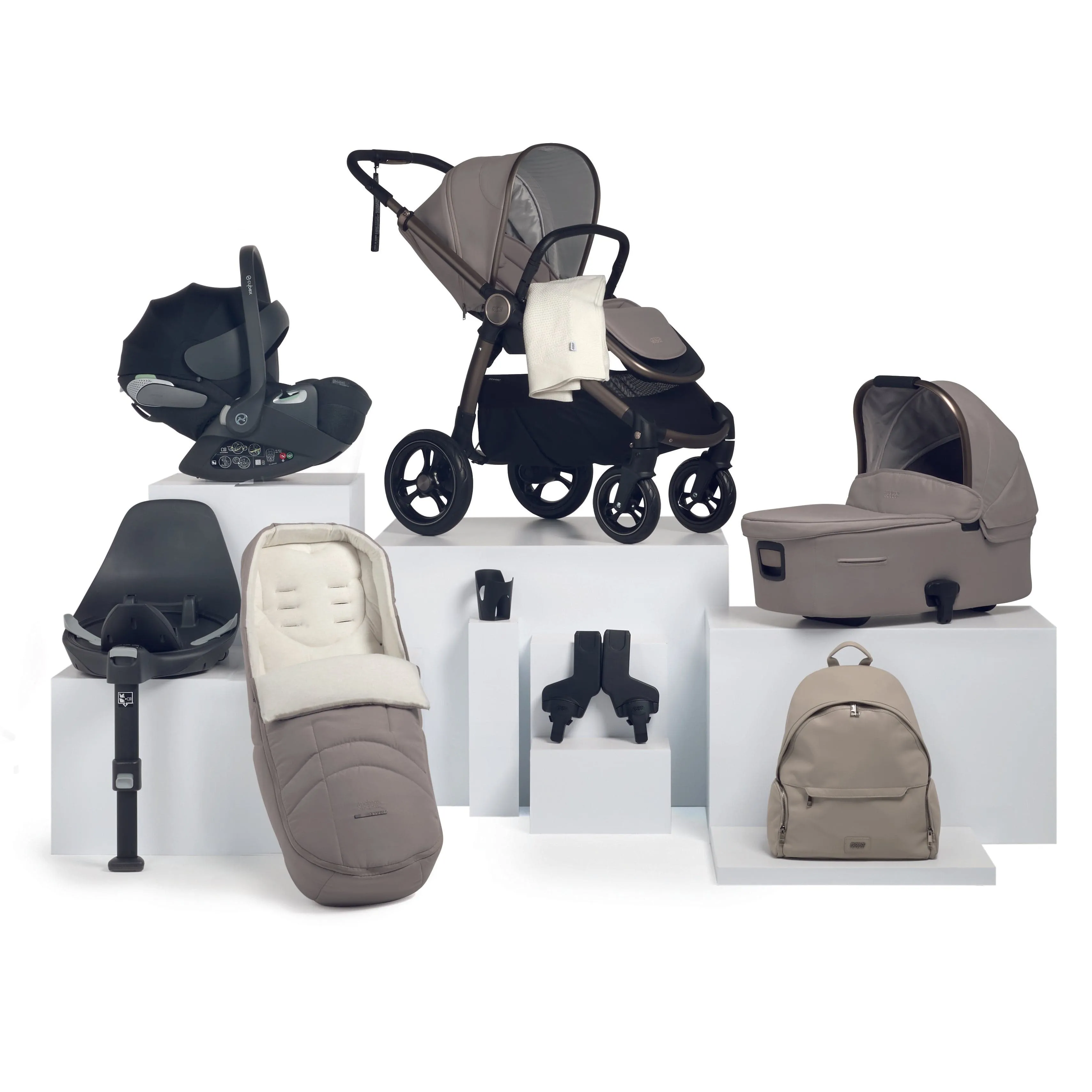 Mamas & Papas Ocarro 9 Piece Cybex Travel System in Studio