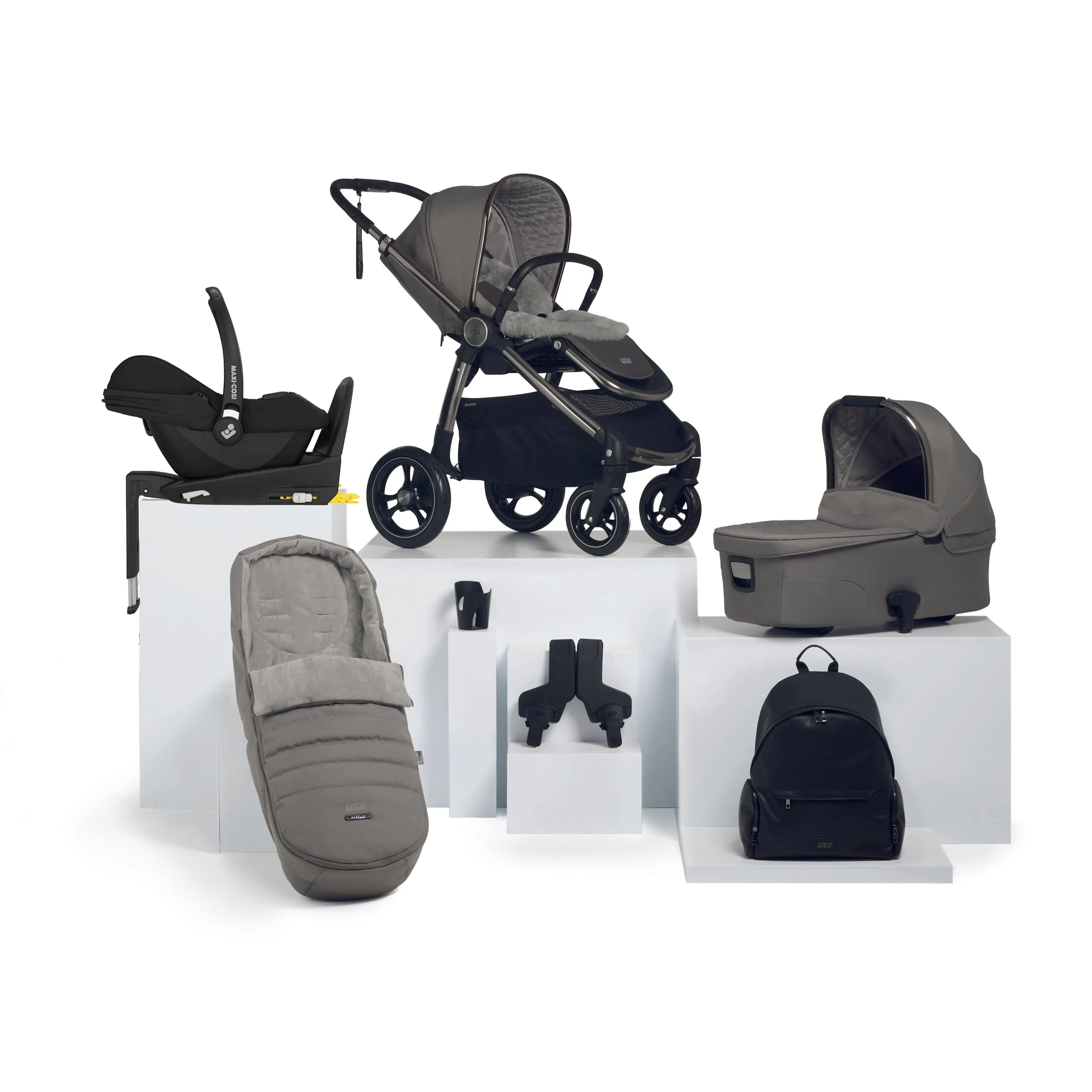 Mamas & Papas Ocarro 9 Piece Maxi-Cosi Travel System in Mercury