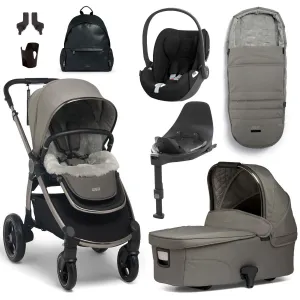 Mamas & Papas Ocarro Complete Travel Bundle with Cybex Cloud T   Base, Mercury