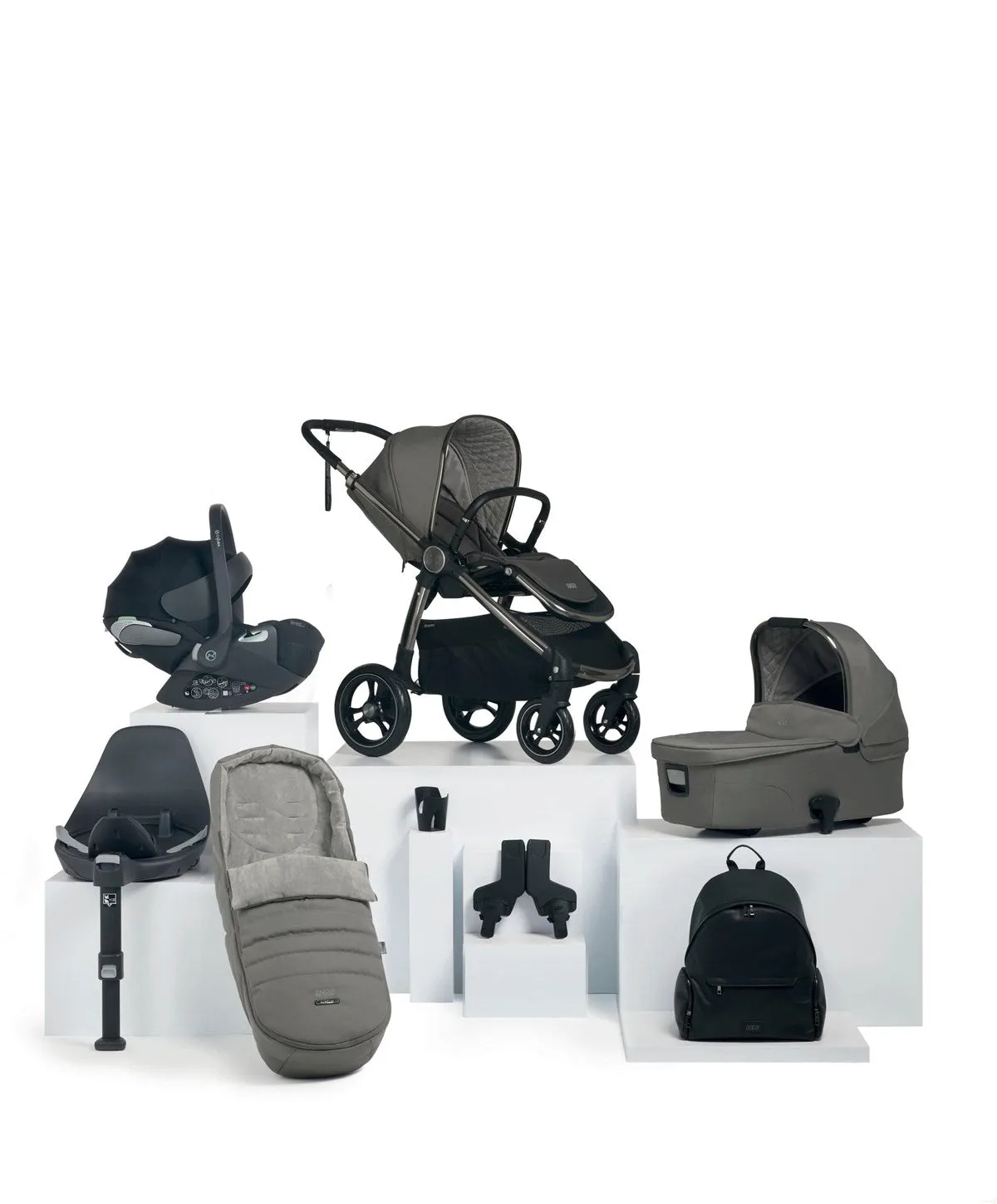 Mamas & Papas Ocarro Complete Travel Bundle with Cybex Cloud T   Base, Mercury