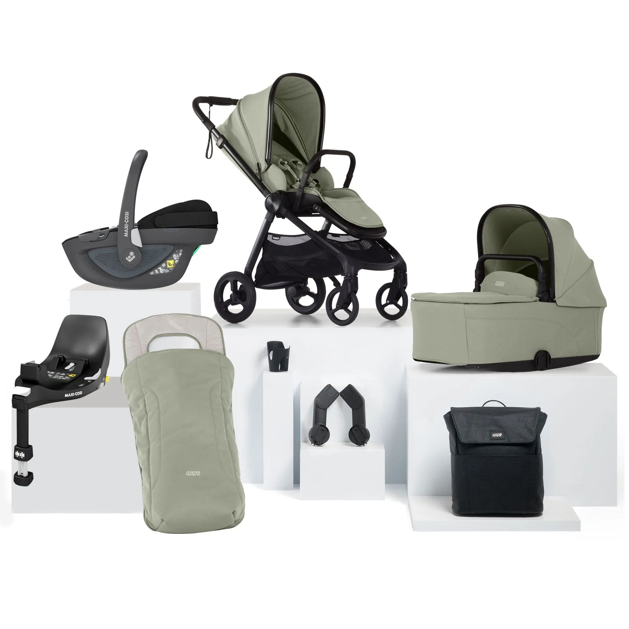Mamas & Papas Vardo Complete Maxi-Cosi Bundle - Sage