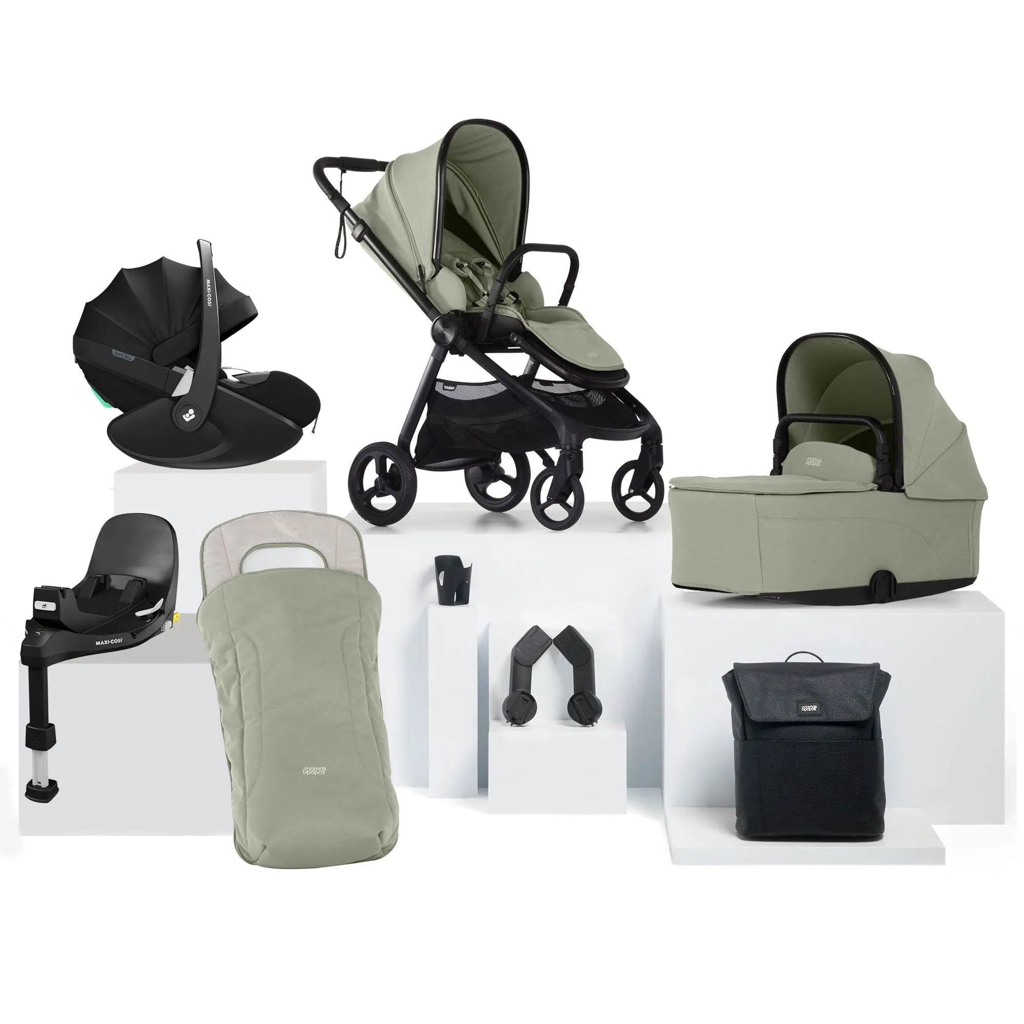 Mamas & Papas Vardo Complete Maxi-Cosi Bundle - Sage