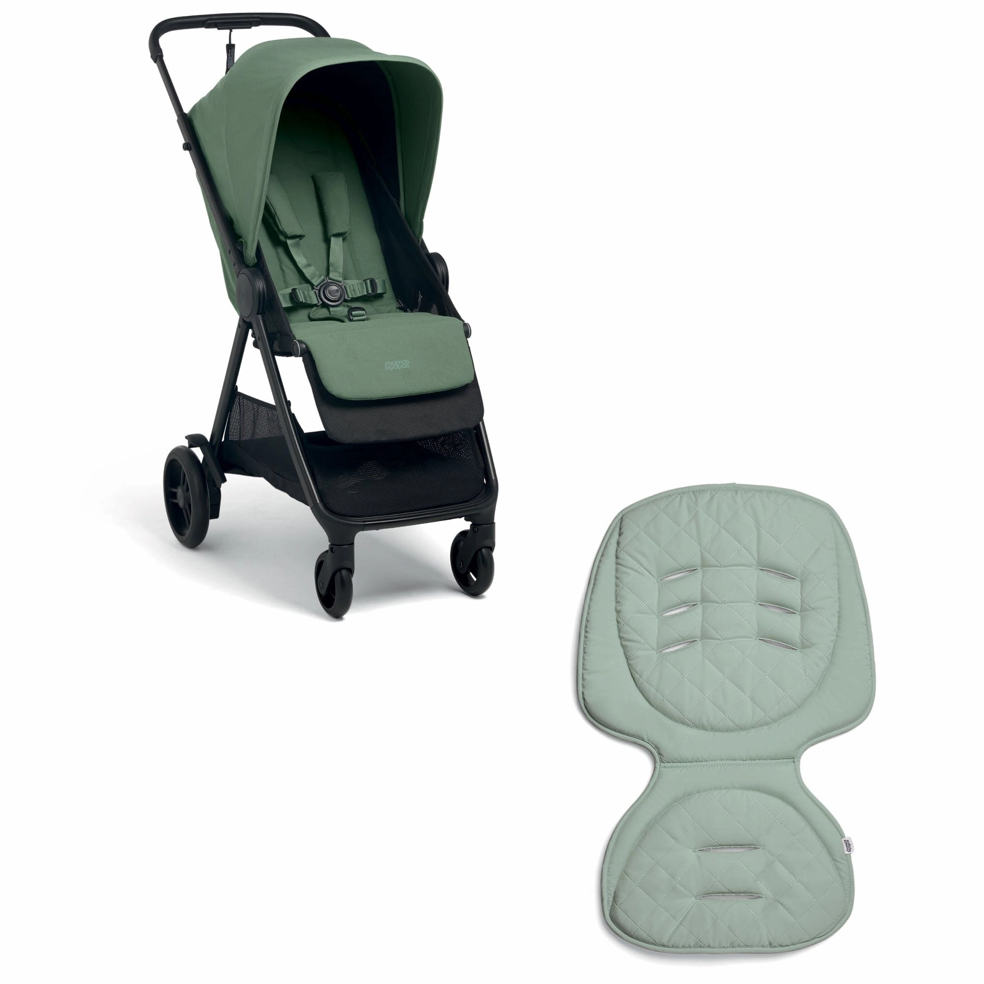 Mamas & Papas Libro Stroller & Liner Bundle - Bay Green