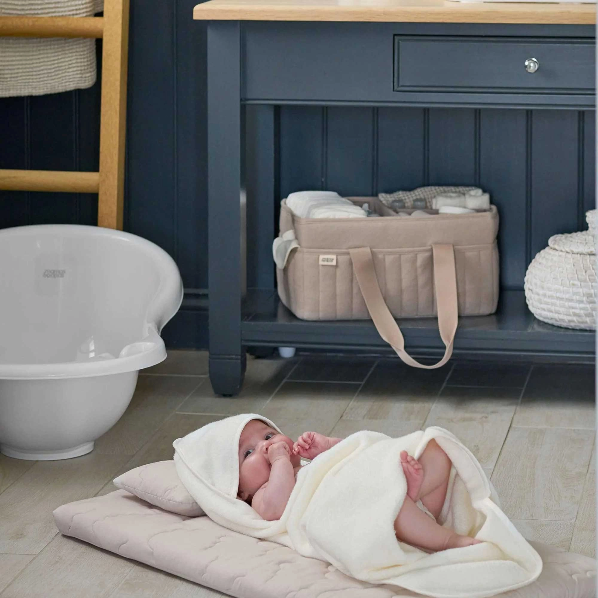 Mamas & Papas Nappy Caddy - Cashmere Waffle