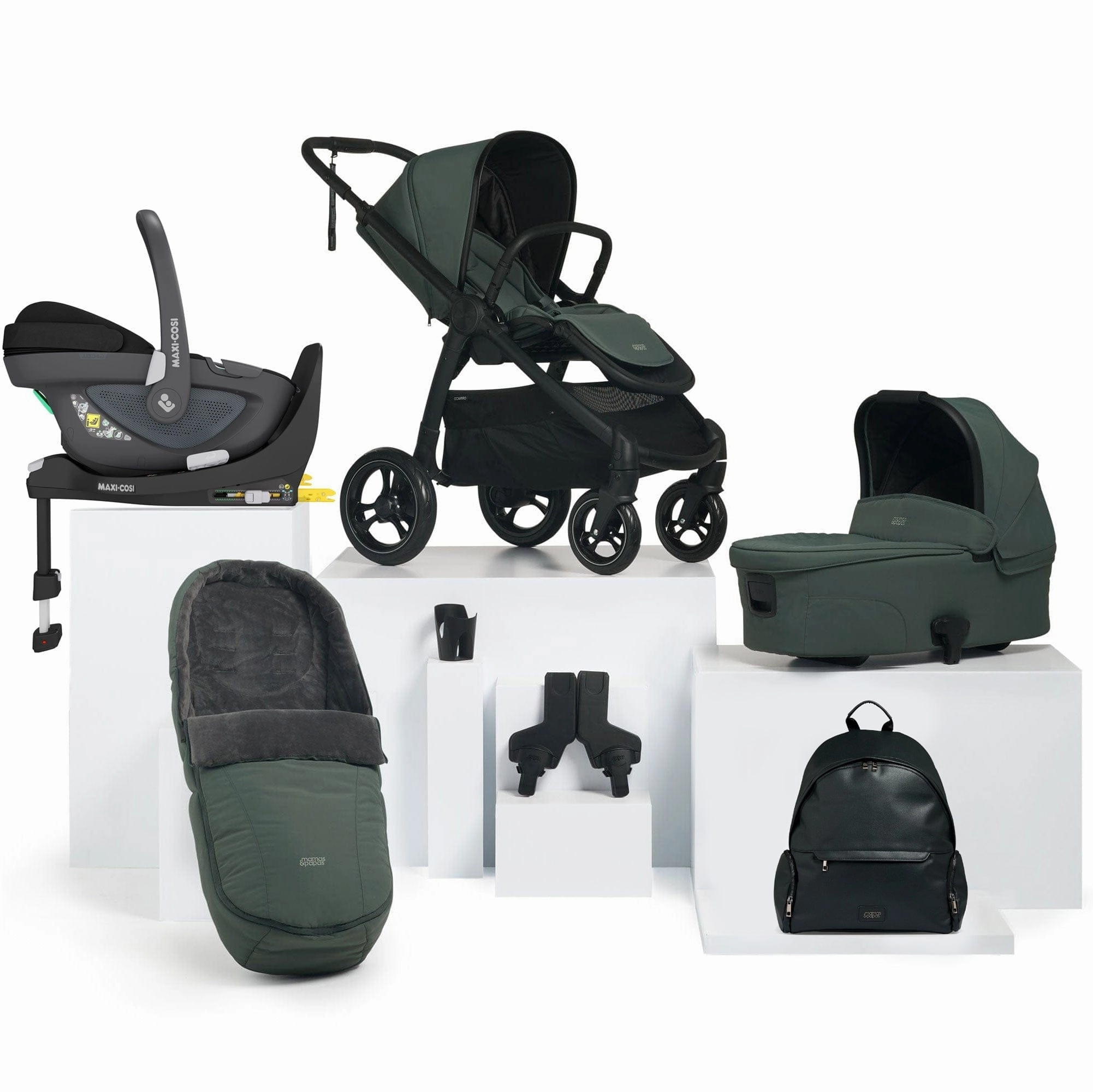 Mamas & Papas Ocarro 8 Piece Maxi-Cosi Travel System in Oasis