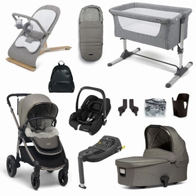 Mamas & Papas Ocarro Essential Travel & Nursery Bundle, Mercury