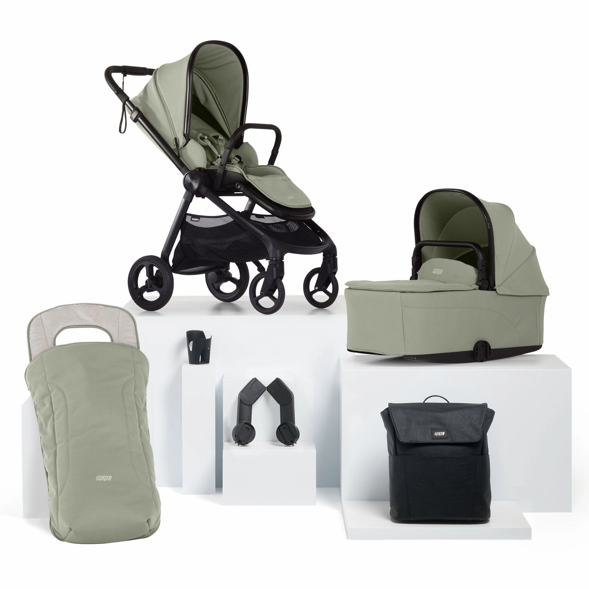 Mamas & Papas Vardo Essential Bundle - Sage