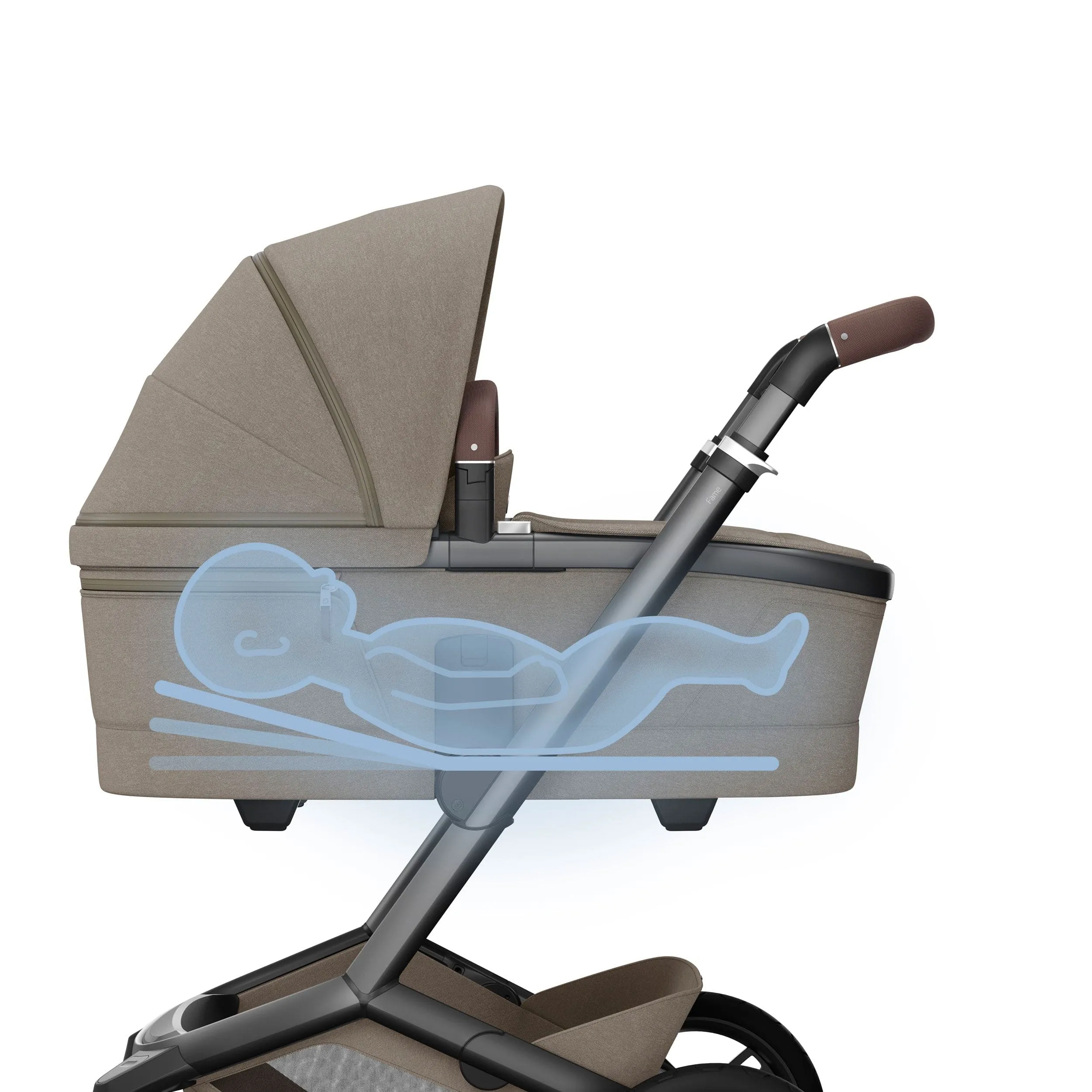 Maxi-Cosi FAME 10 Piece Premium Family 360 Pro Bundle in Twillic Truffle (Black Wheels)