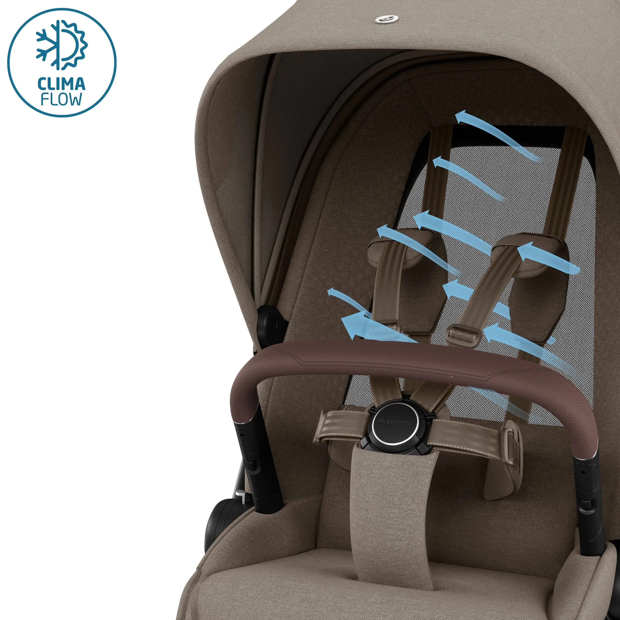 Maxi-Cosi FAME 10 Piece Premium Family 360 Pro Bundle in Twillic Truffle (Black Wheels)