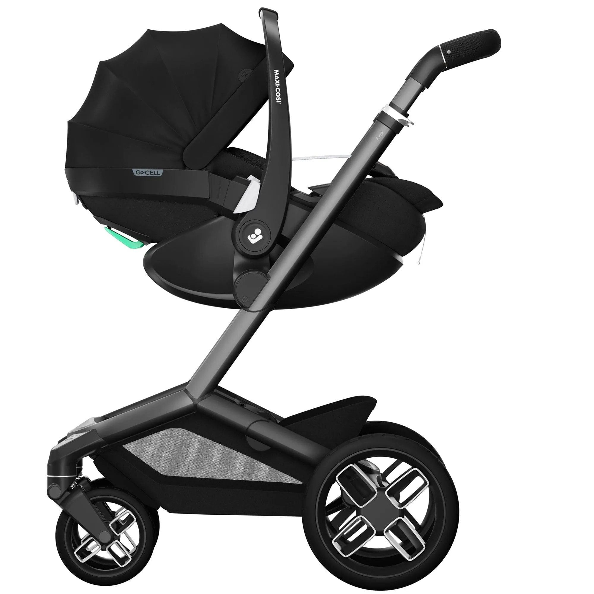 Maxi-Cosi FAME 8 Piece Complete Travel System in Twillic Black