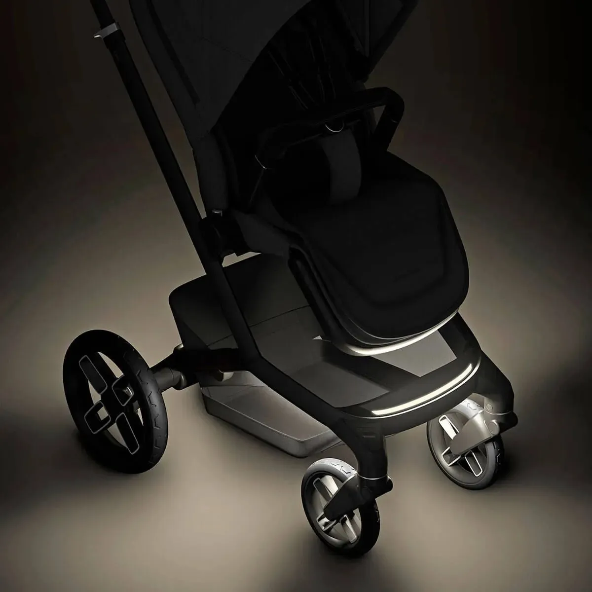 Maxi Cosi Fame Stroller and Bassinet - Twillic Black