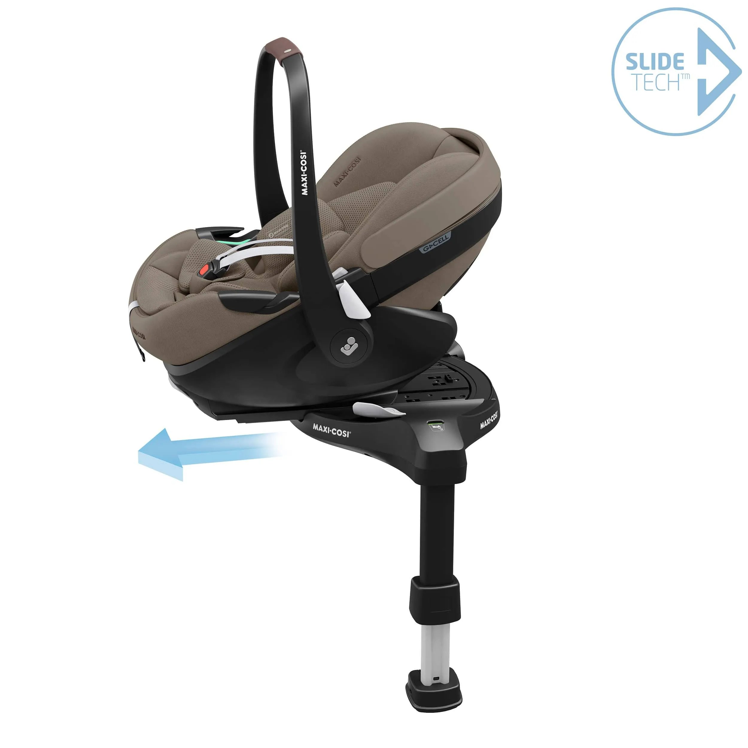 Maxi-Cosi FAME Travel System in Twillic Truffle (Brown Wheels)
