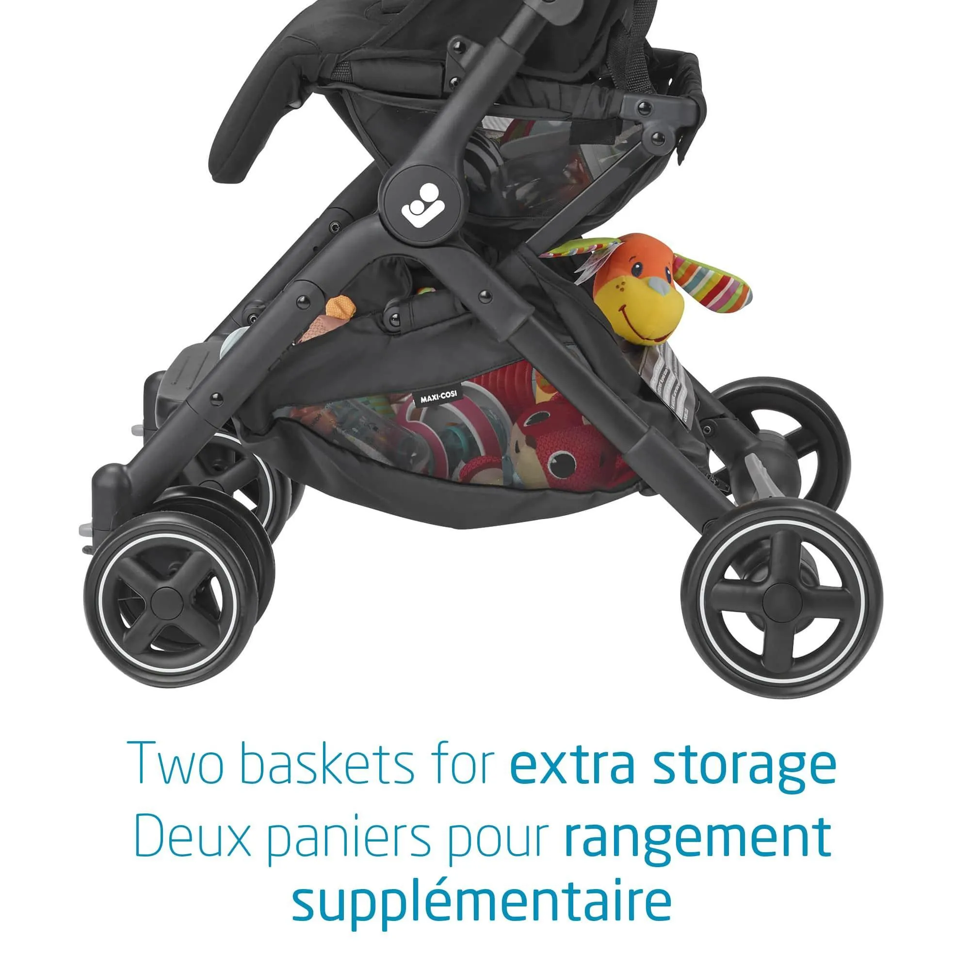 Maxi Cosi Lara Ultracompact Stroller - Essential Black